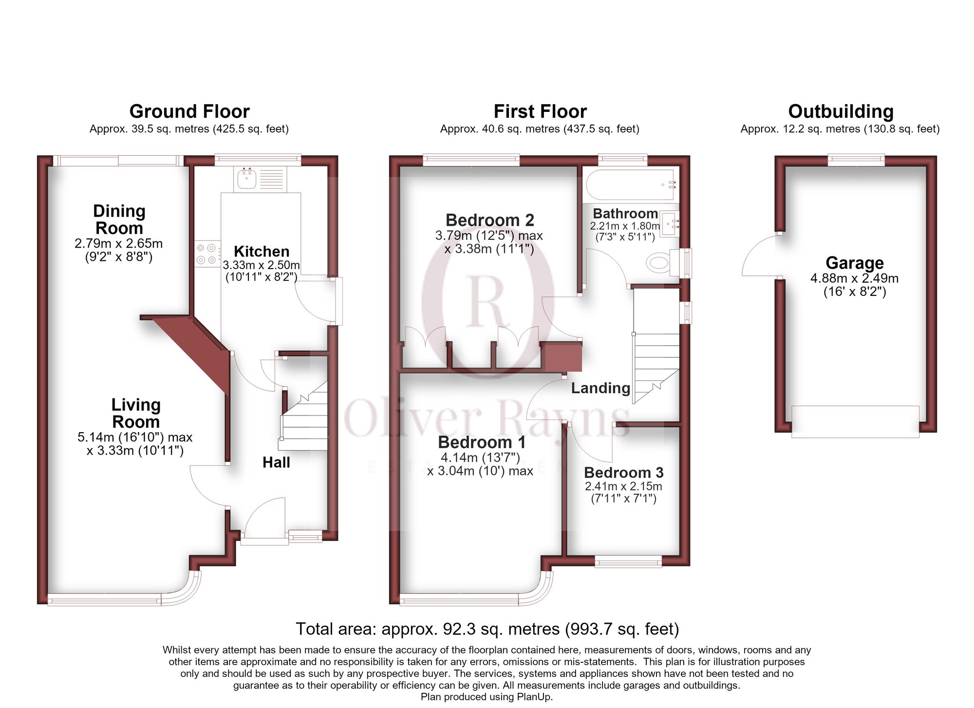 10 Mayfield Drive, Wigston floorplan