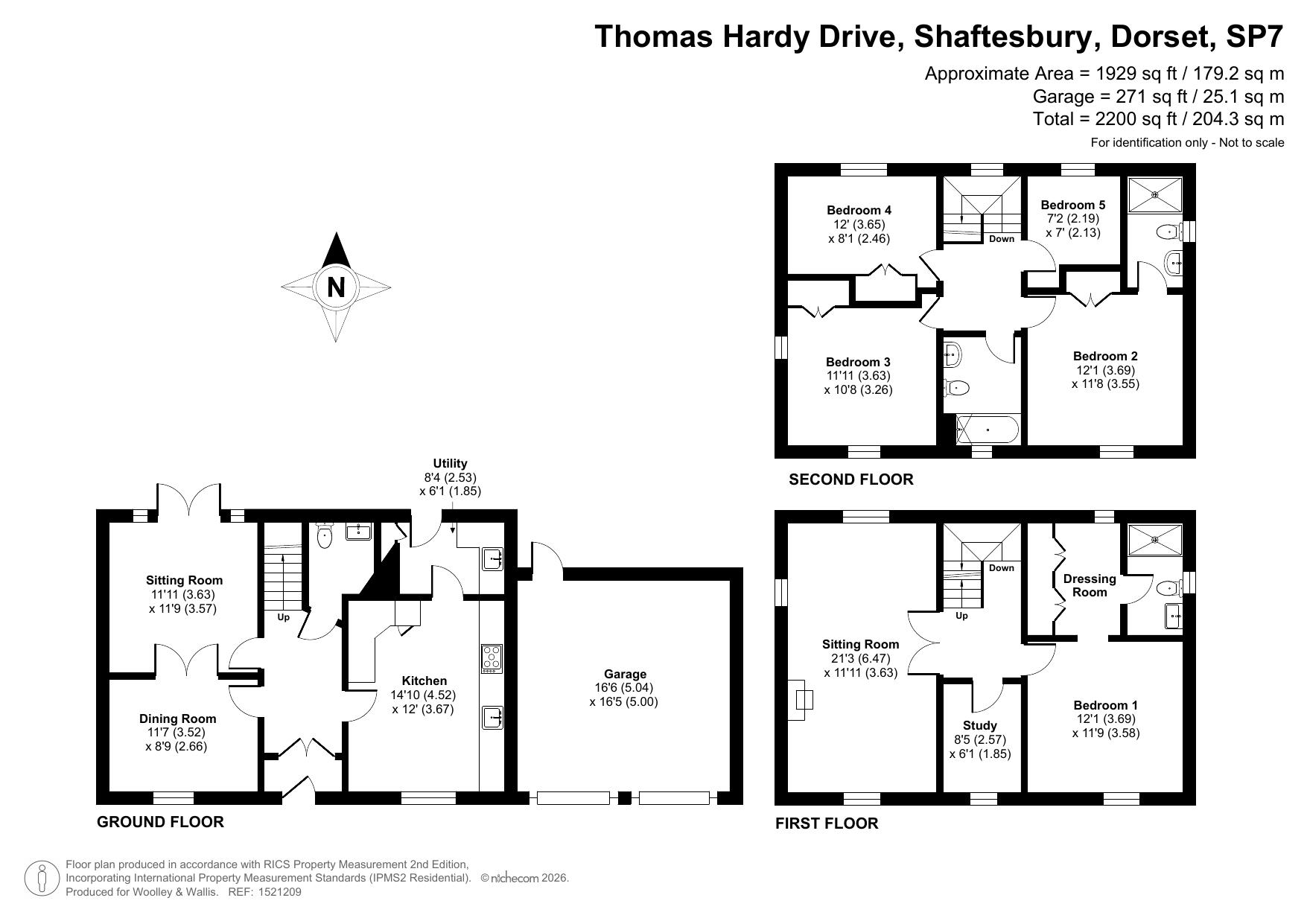 55, Thomas Hardy Drive, Dorset floorplan