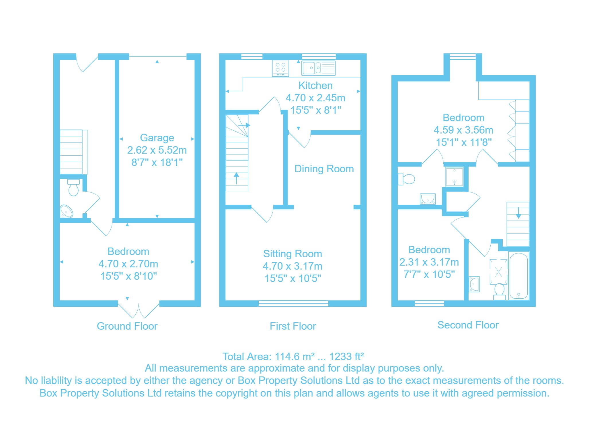 36, Whitestone Drive, Keighley floorplan