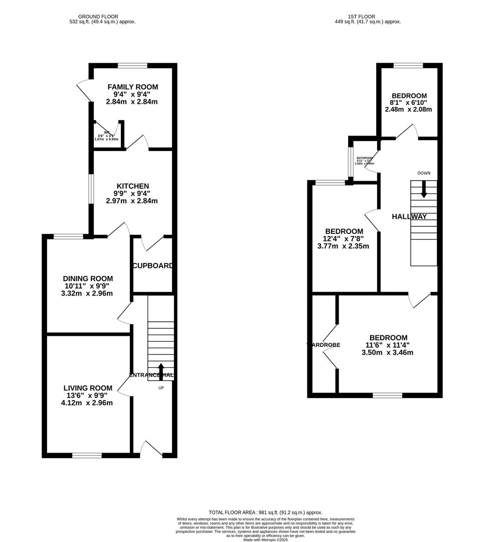 379, Whippendell Road, Hertfordshire floorplan