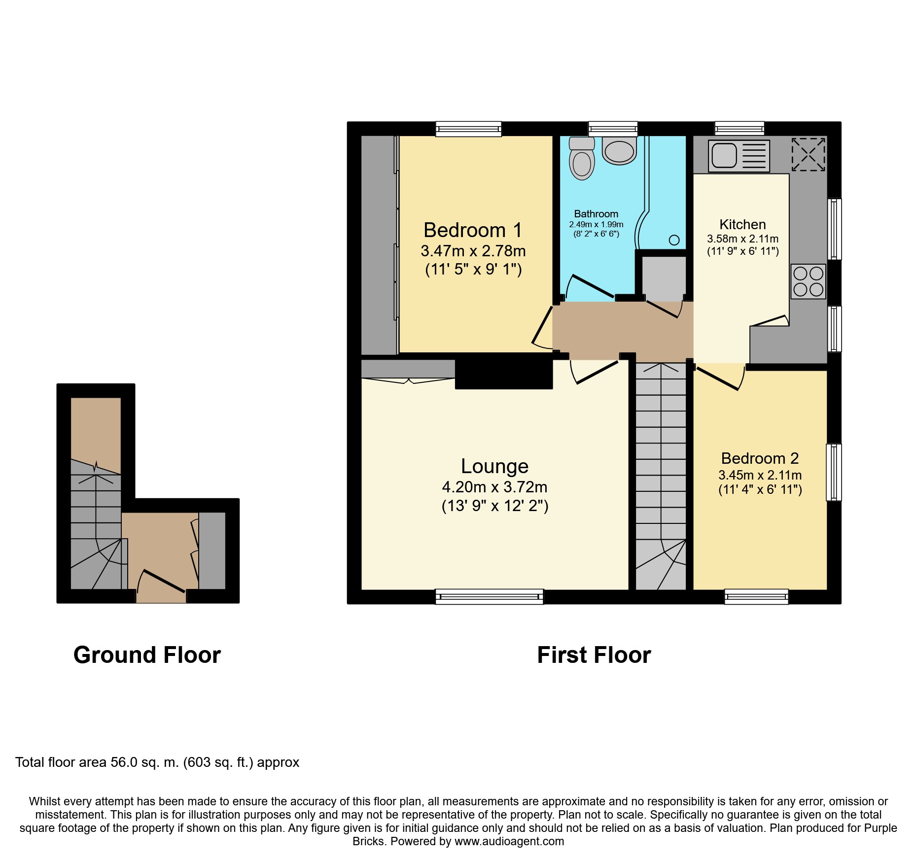 2 Bedrooms Maisonette for sale in Mera Drive, Bexleyheath DA7