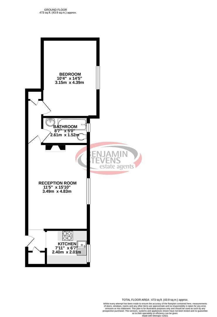 42 Danes Court, North End Road, Wembley floorplan