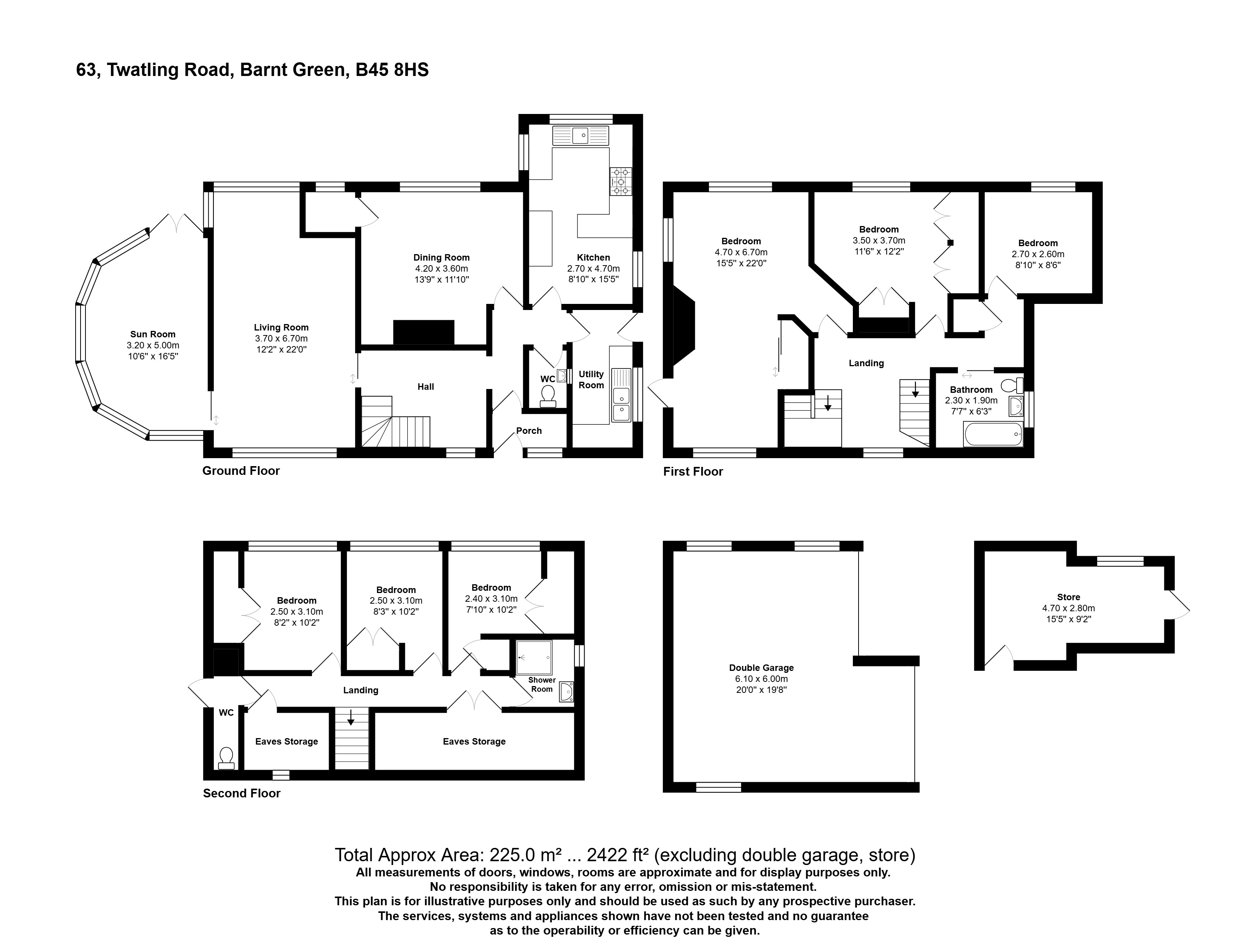 The Bracken, 63, Twatling Road, Birmingham floorplan