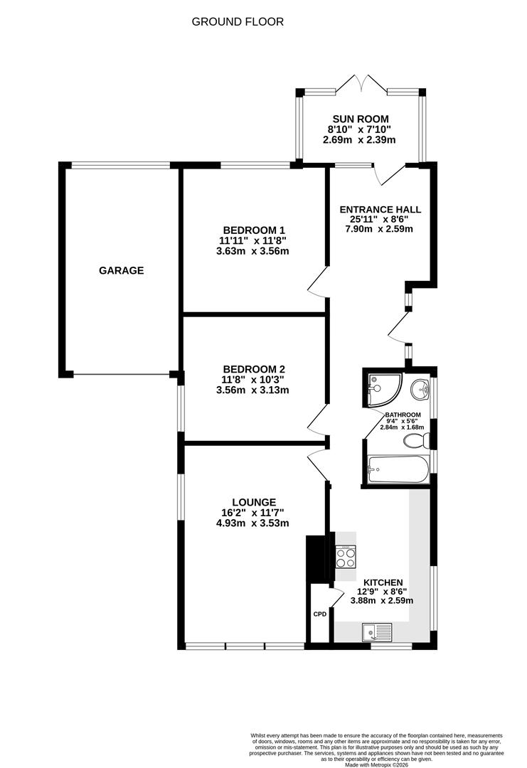 3, Chestnut Drive, Brough floorplan