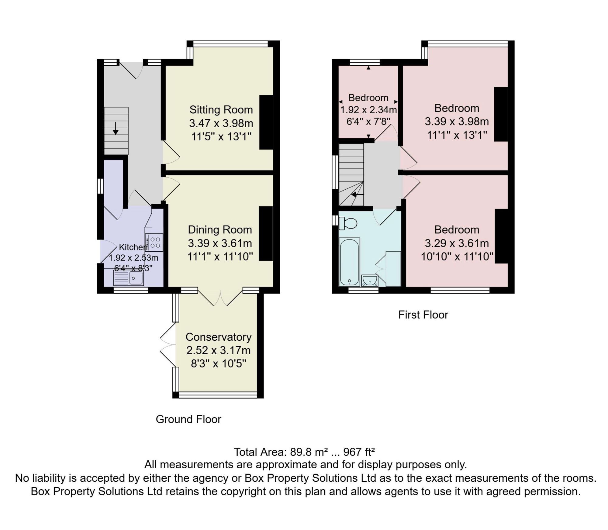 12 Mount Gardens, Harrogate floorplan