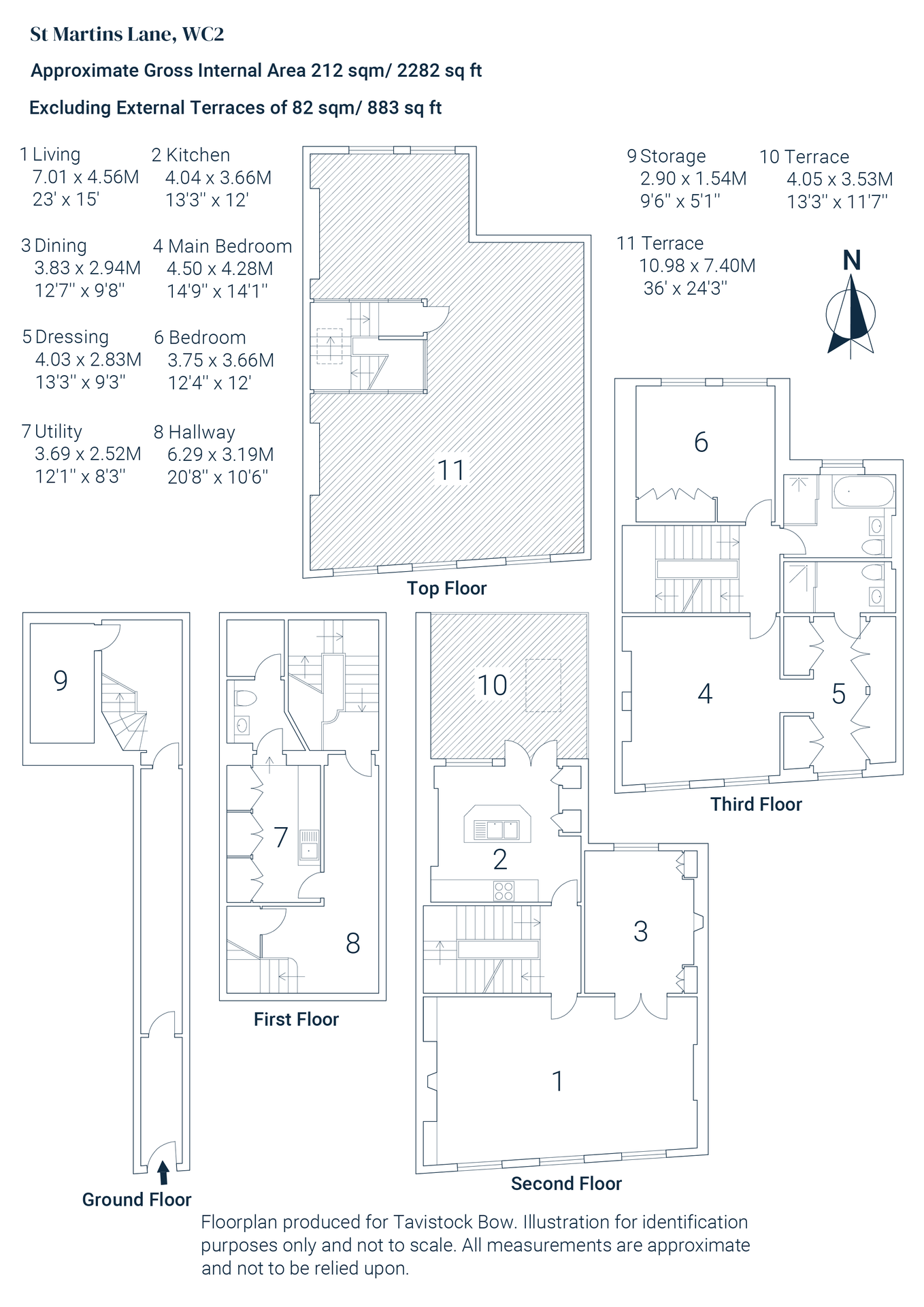 The Town House, Covent Garden floorplan