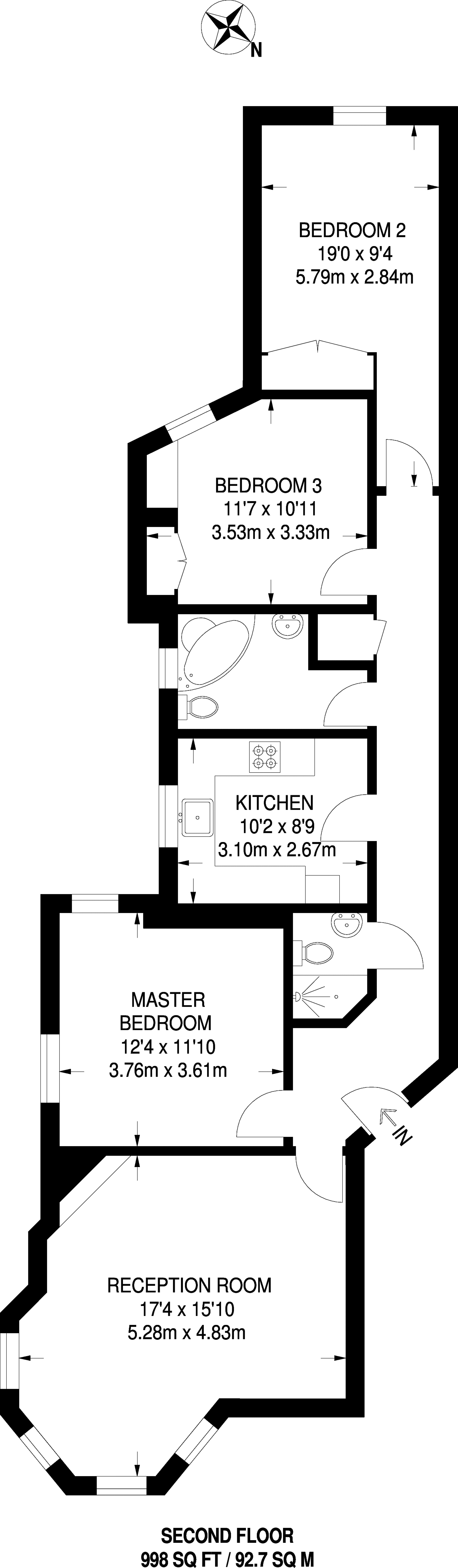 3 Bedrooms Flat to rent in Morshead Mansions, Maida Vale W9