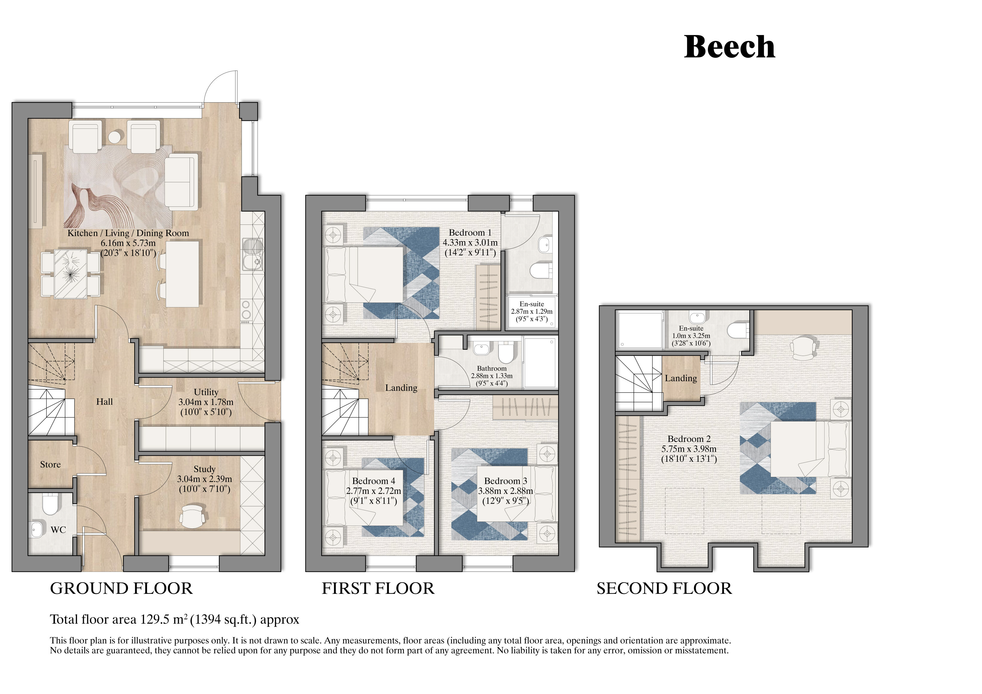 14, Skylark Gardens, Ellesmere Port floorplan