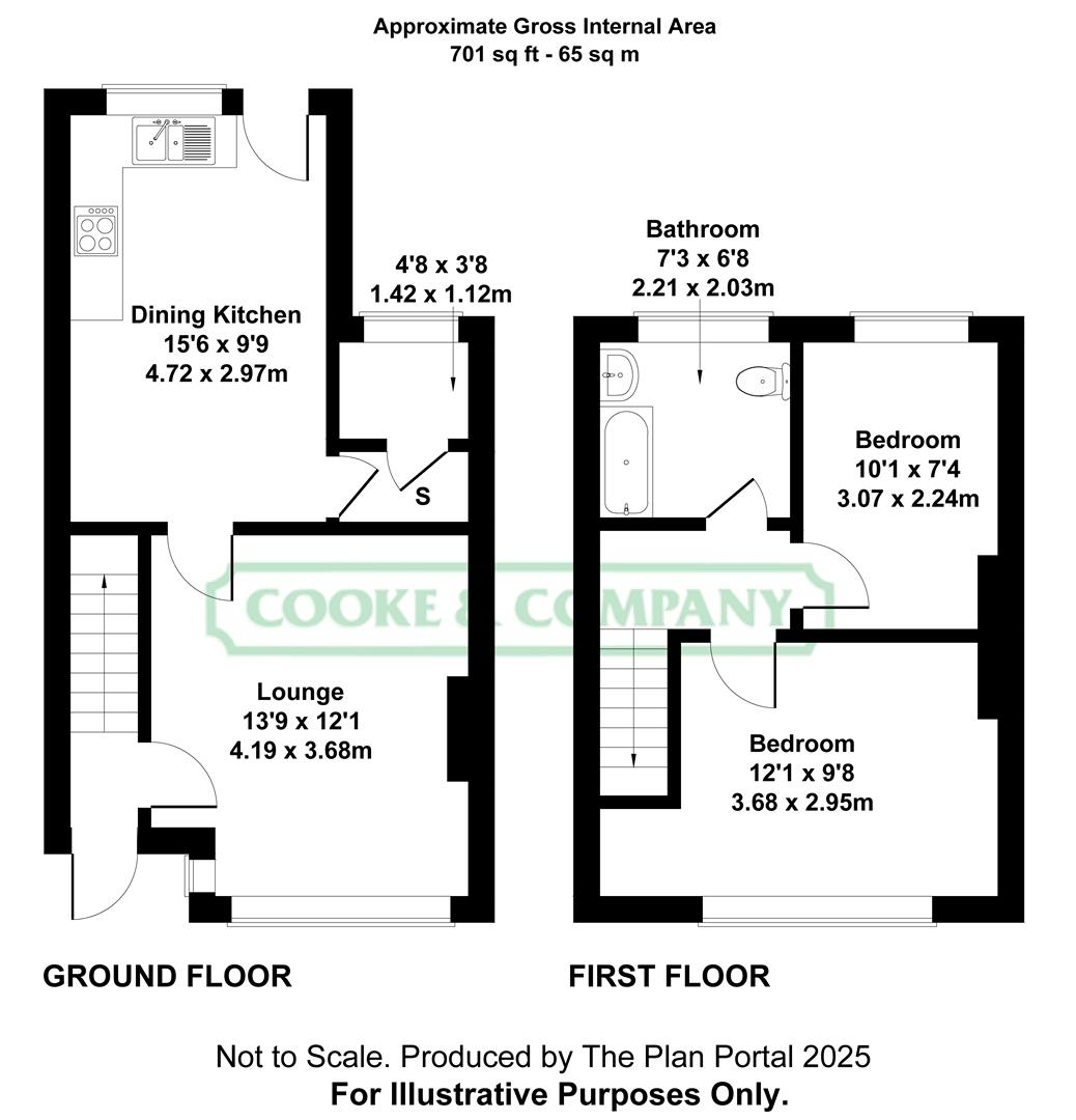 3, Cowburn Street, Leigh floorplan