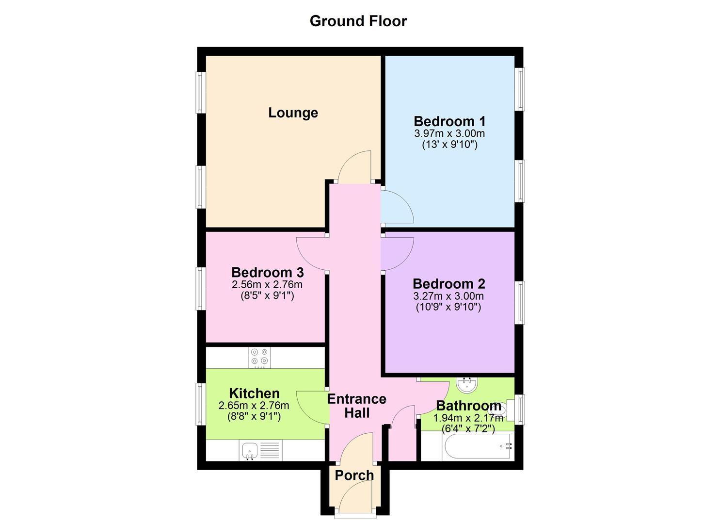 27, Barley Mews, Peterborough floorplan