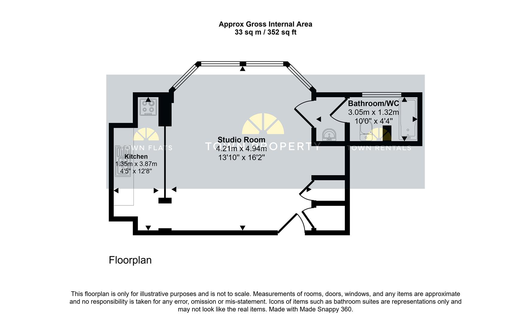 3, Arden Mead, 4 Staveley Road, Eastbourne floorplan