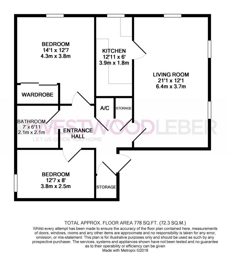25 Millacres, Station Road, Ware floorplan
