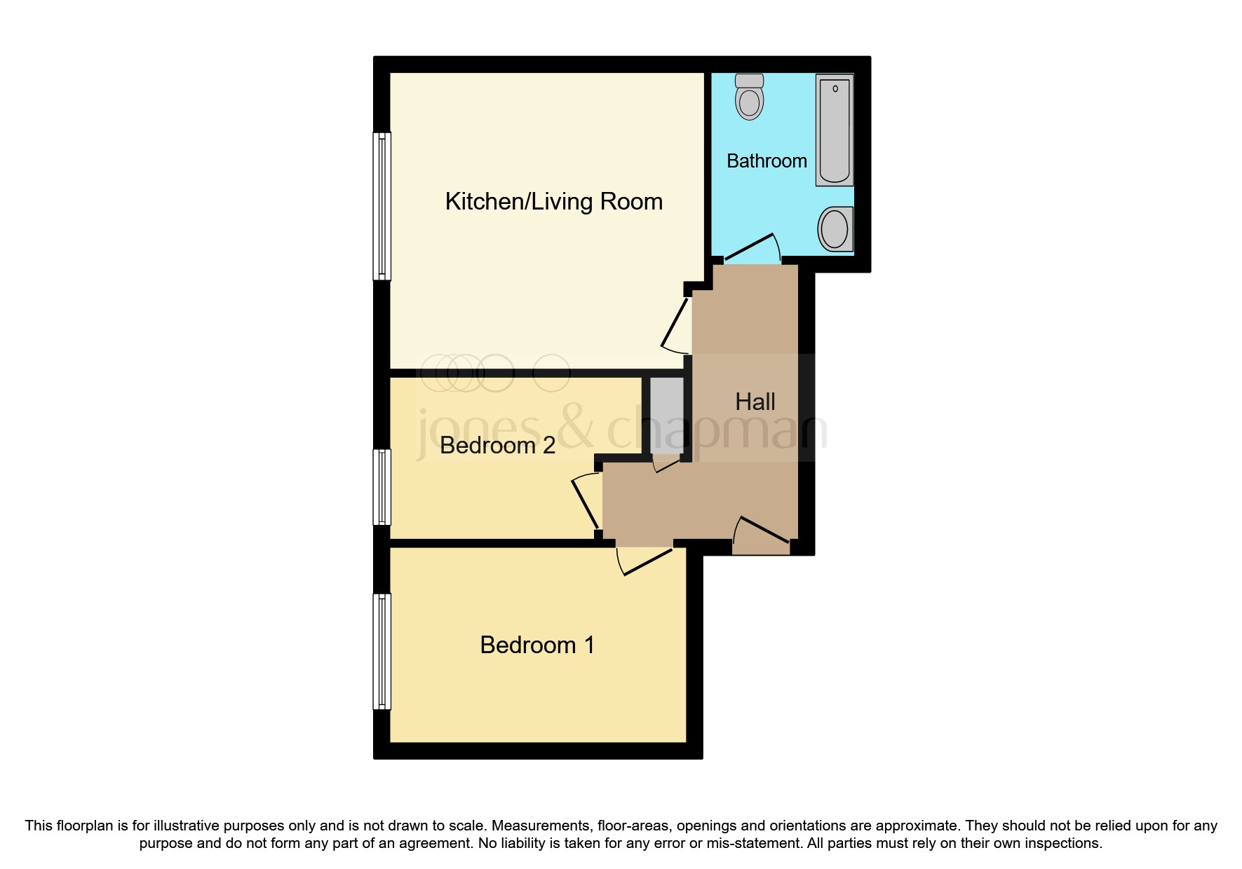 Highfield South, Rock Ferry, Birkenhead CH42, 2 bedroom flat for sale