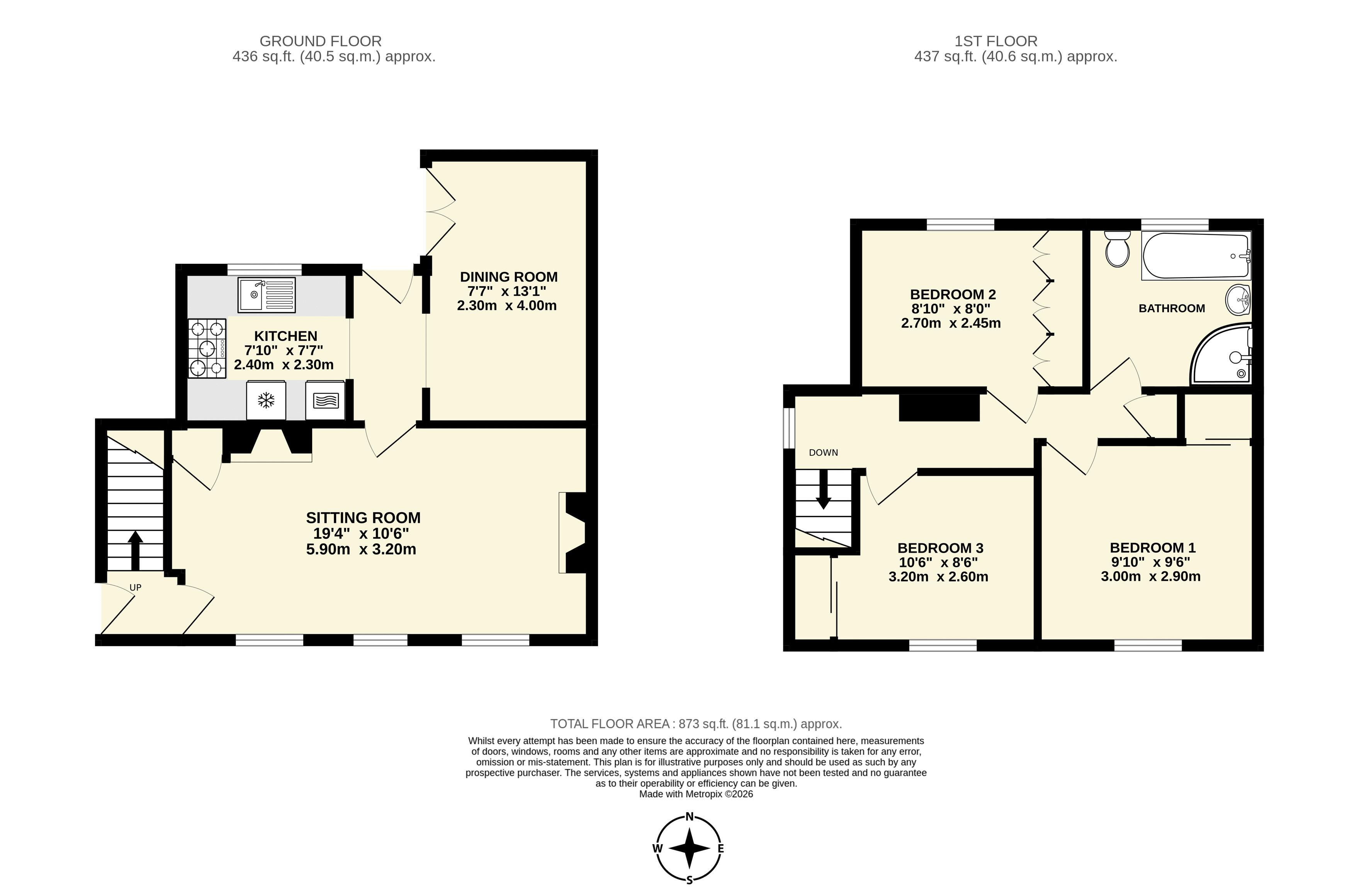 Culgaith, High Street, Sidmouth floorplan