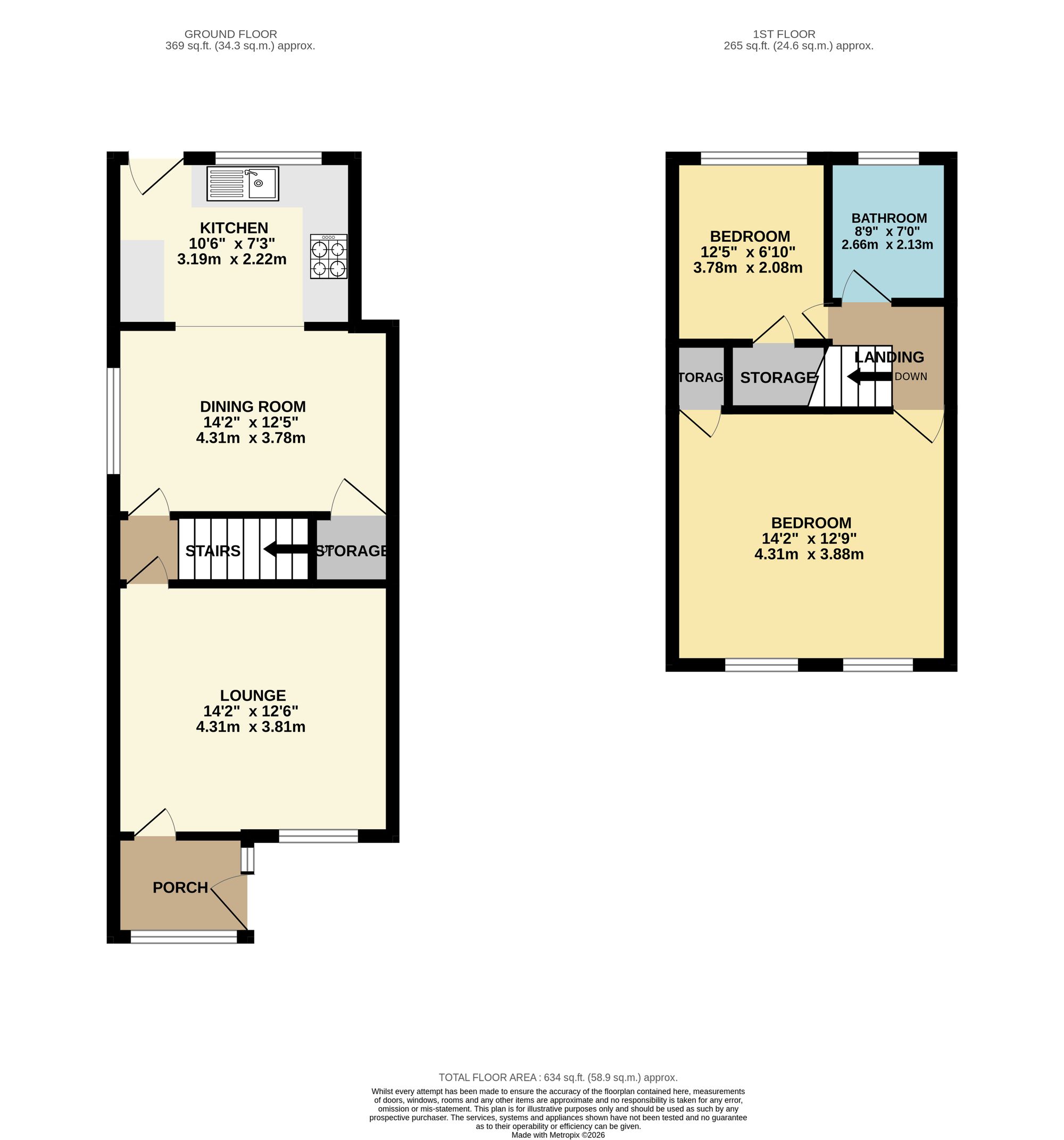 26 Acres Street, Bury floorplan