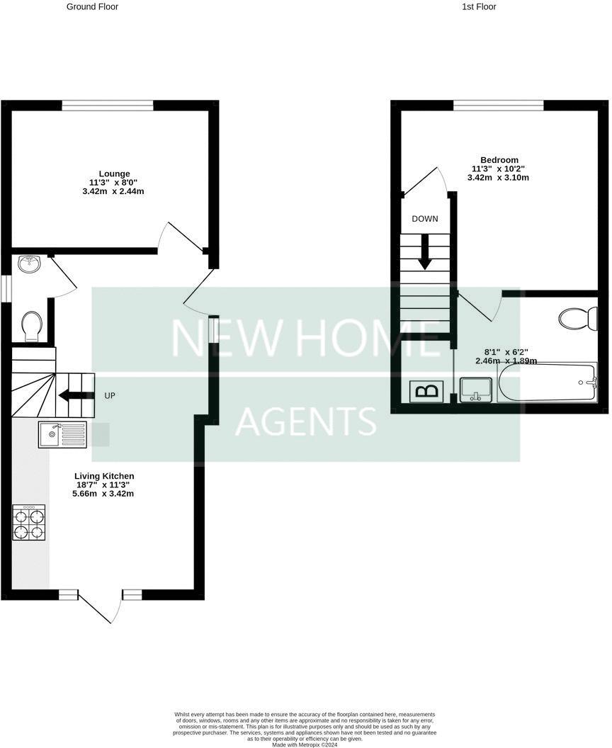 9a, Poplar Street, York floorplan