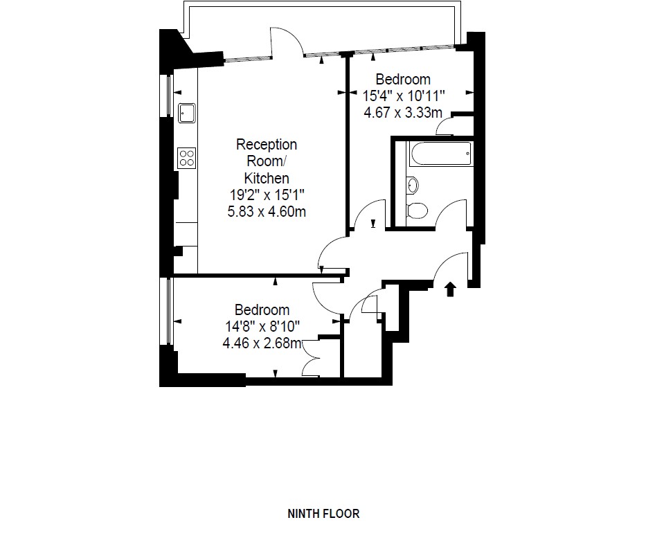 17 Montrose Crescent, Wembley floorplan