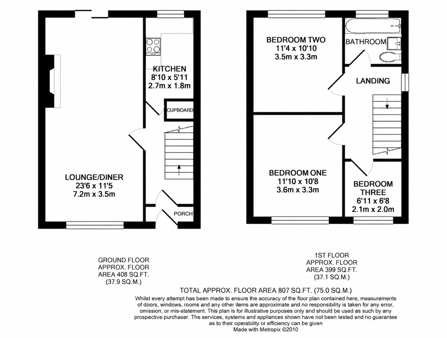 85, Osborne Road, Ashford floorplan