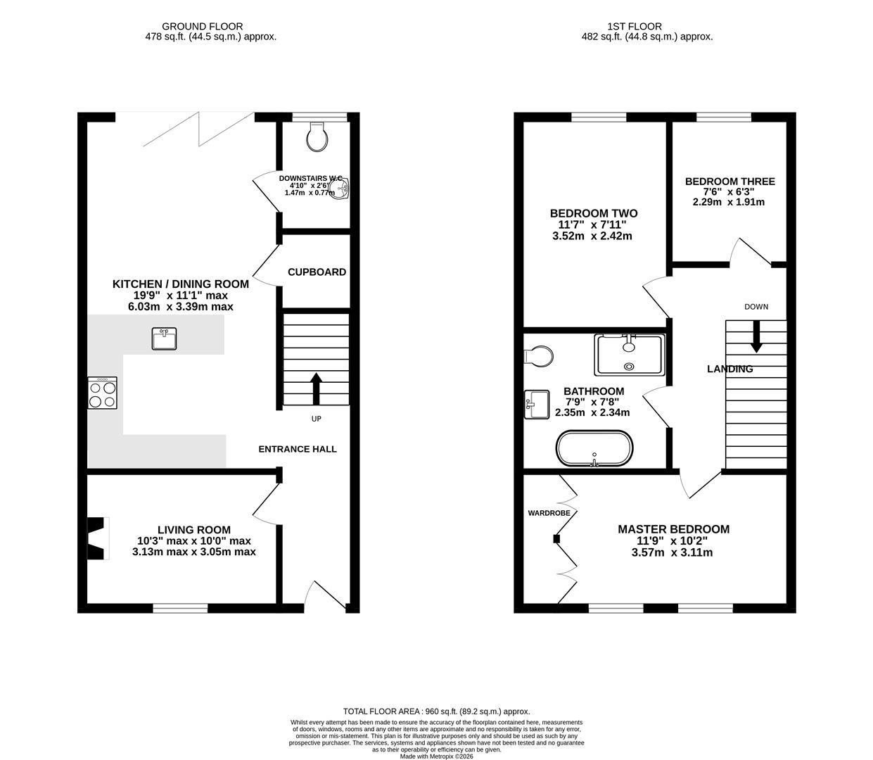 117, Cecil Road, Linden floorplan