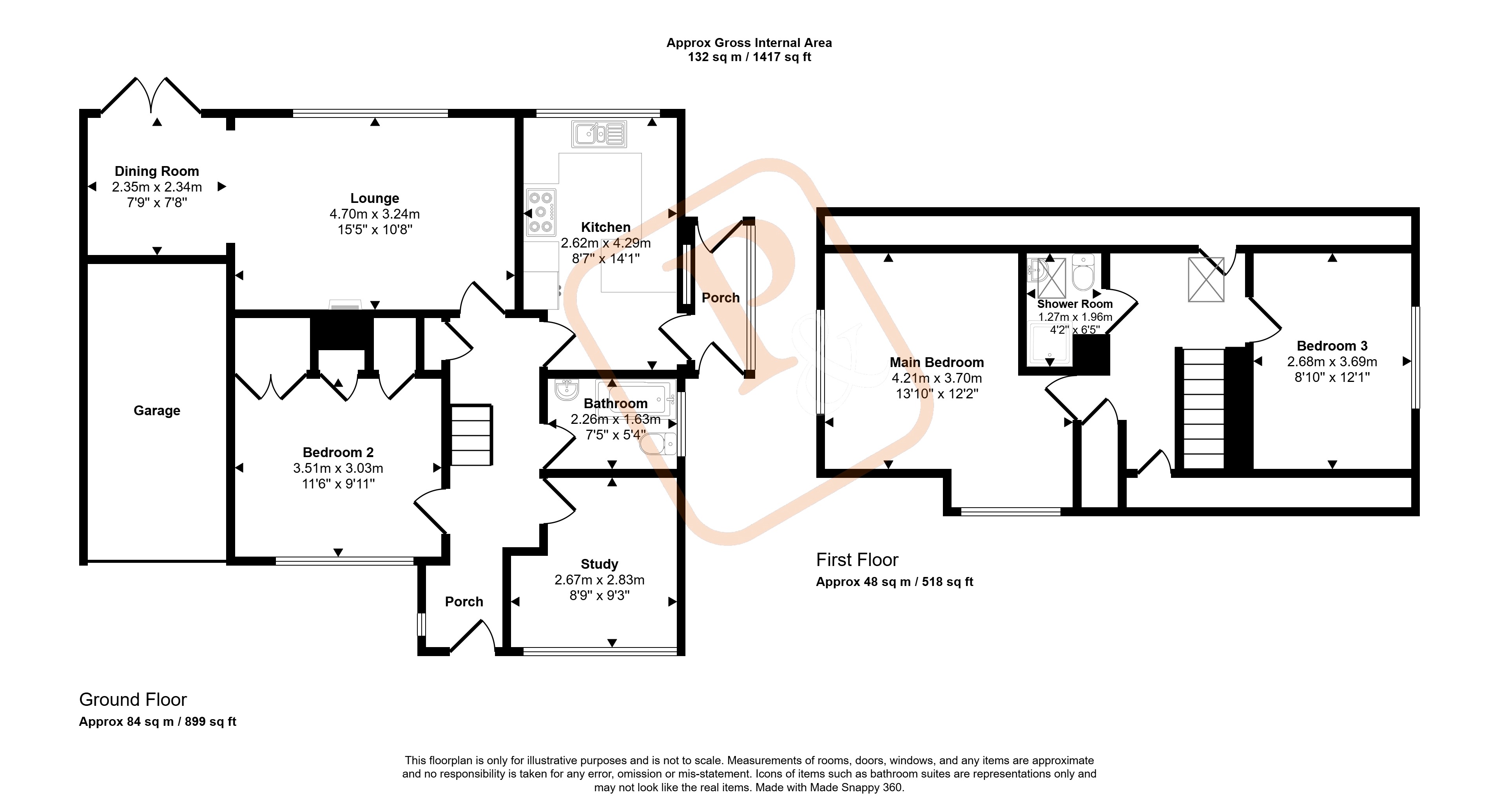 203, London Road, Essex floorplan