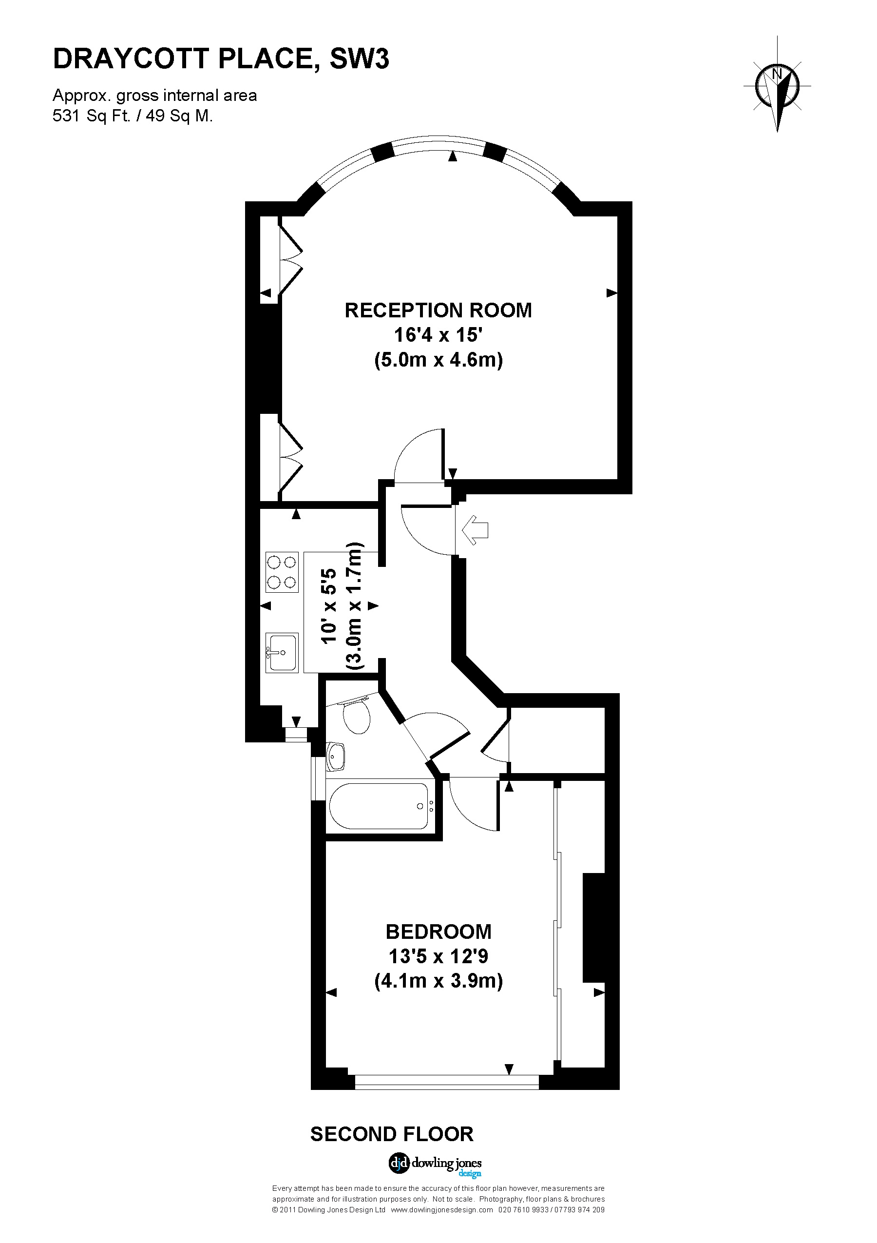 1 Bedrooms Flat to rent in Draycott Place, Chelsea SW3