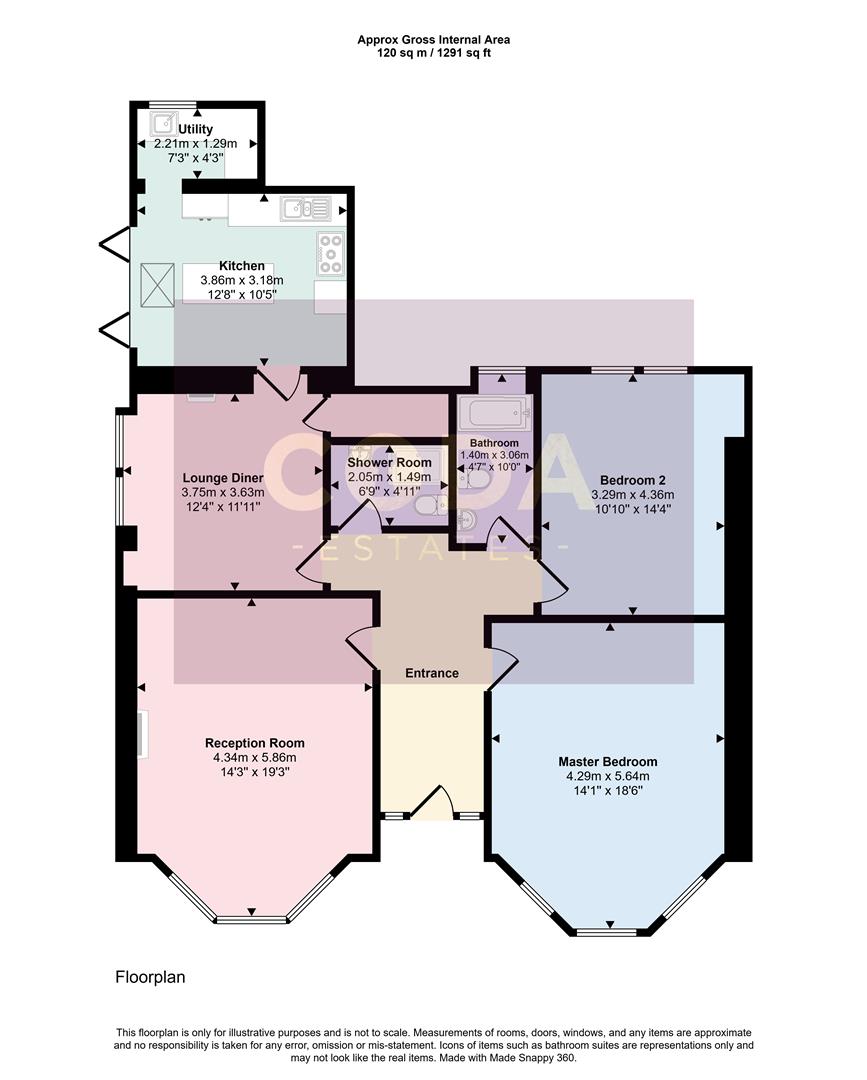 9, Beech Road, Glasgow floorplan