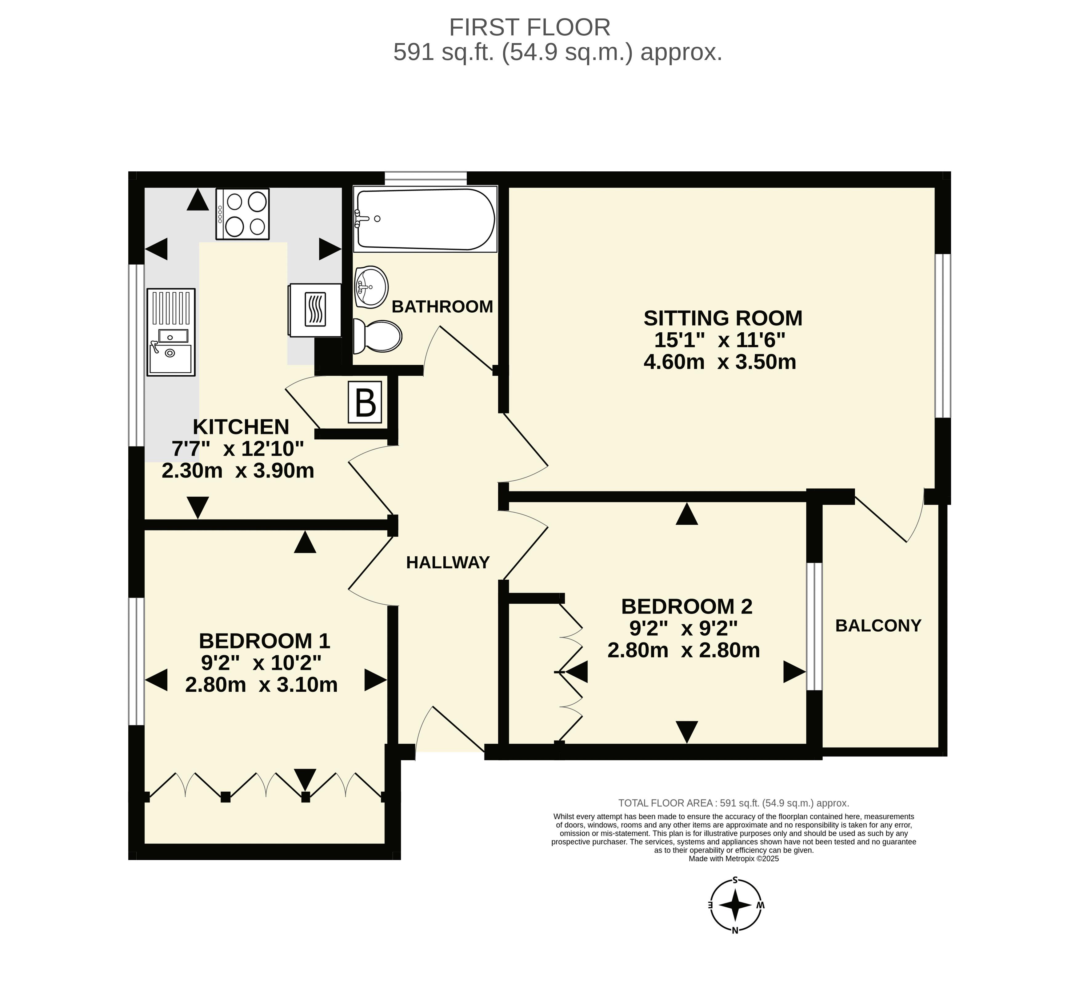 8 Sid Vale Court, Sid Vale Close, Sidmouth floorplan