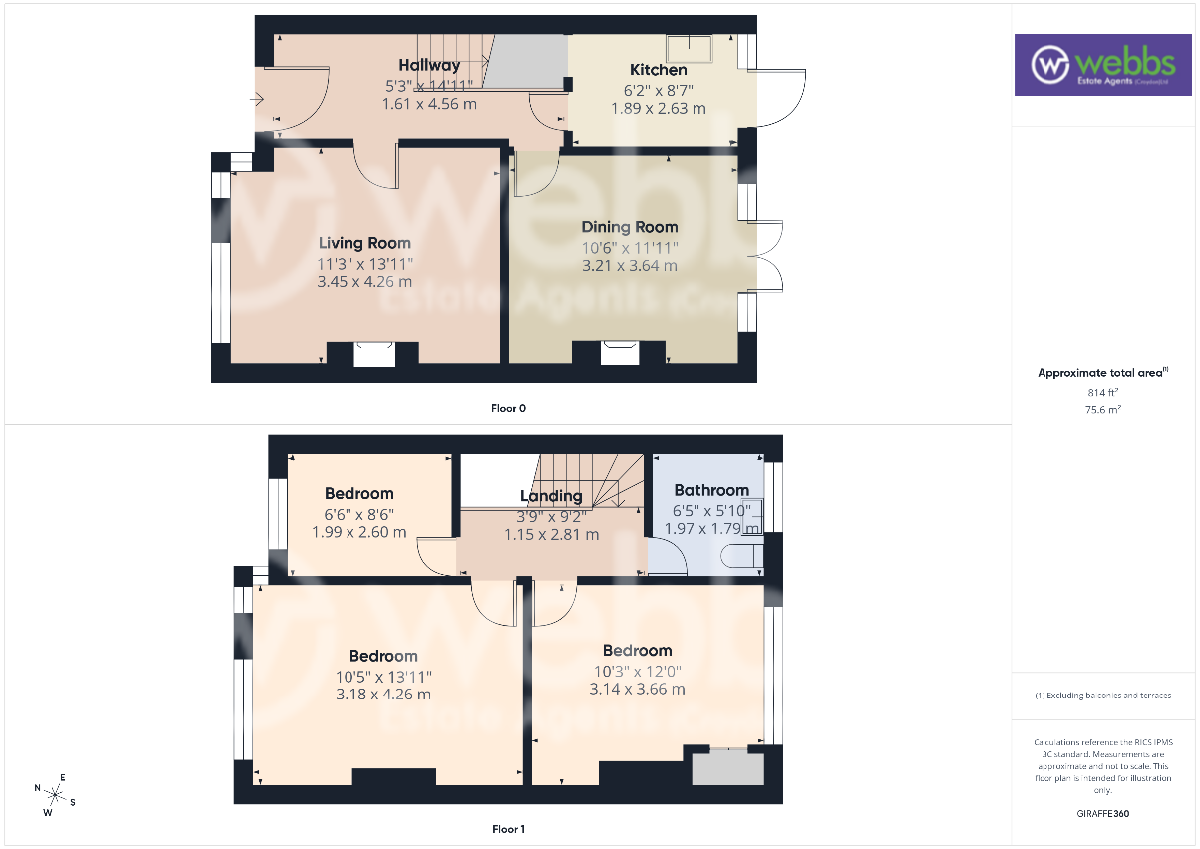 40 Benhurst Gardens, South Croydon floorplan