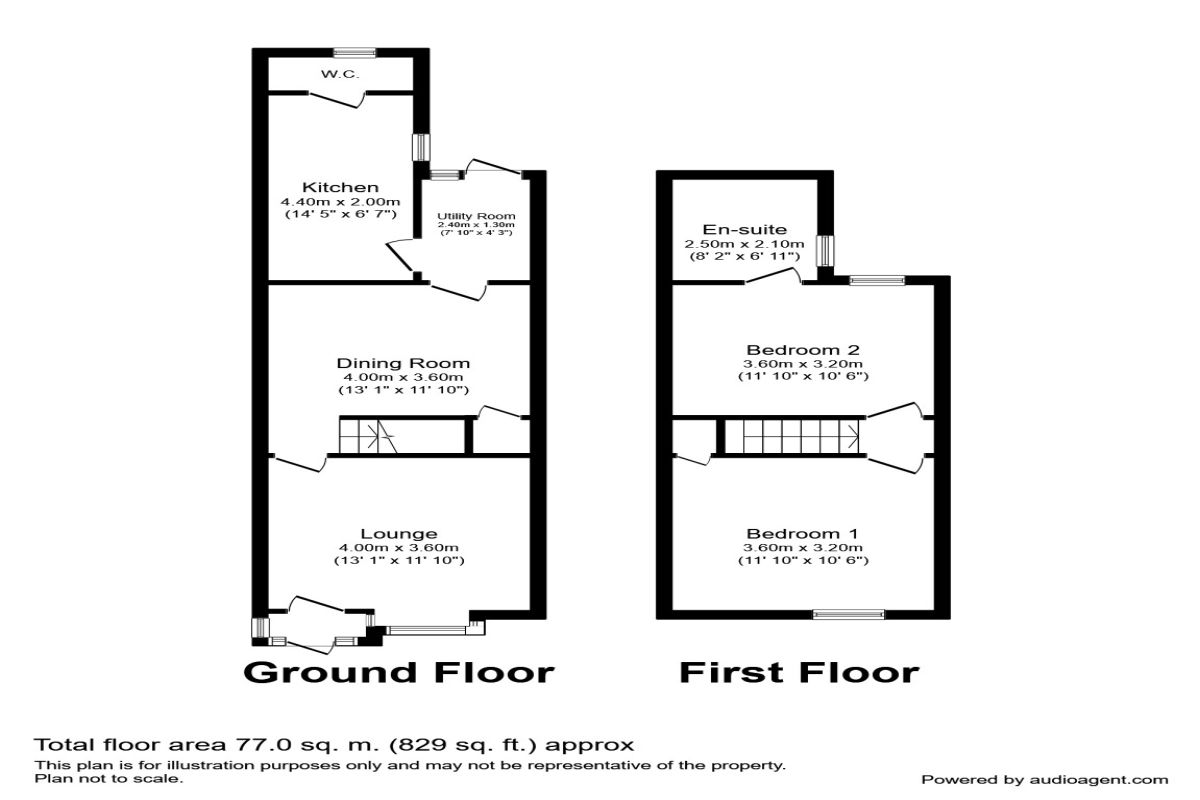 2 Bedrooms Terraced house to rent in Oxford Street, Watford WD18