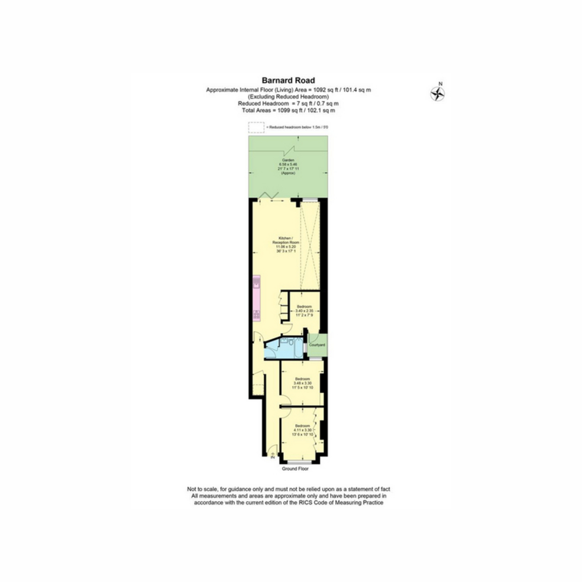 20, Barnard Road, London floorplan