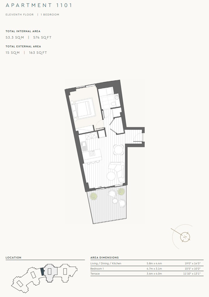 Paddington Gardens, North Wharf Road, W2, Paddington Gardens, North Wharf Road, W2, London floorplan
