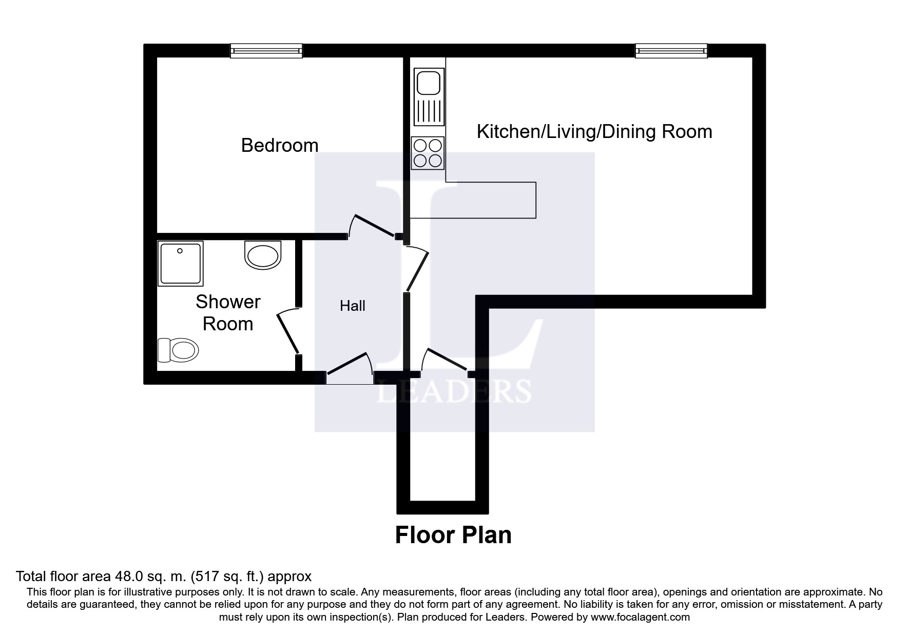 58C, High Street, Stamford floorplan