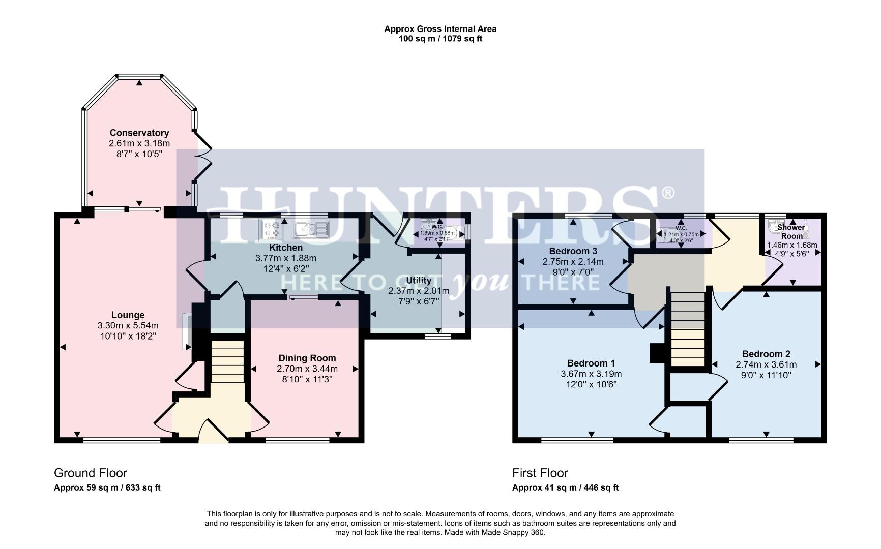 4, Wistow Close, Wigston floorplan