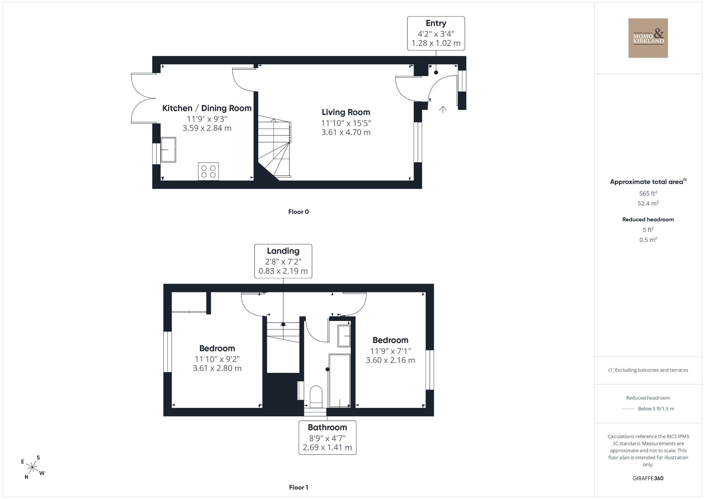 3 Donaldson Green, Uddingston floorplan