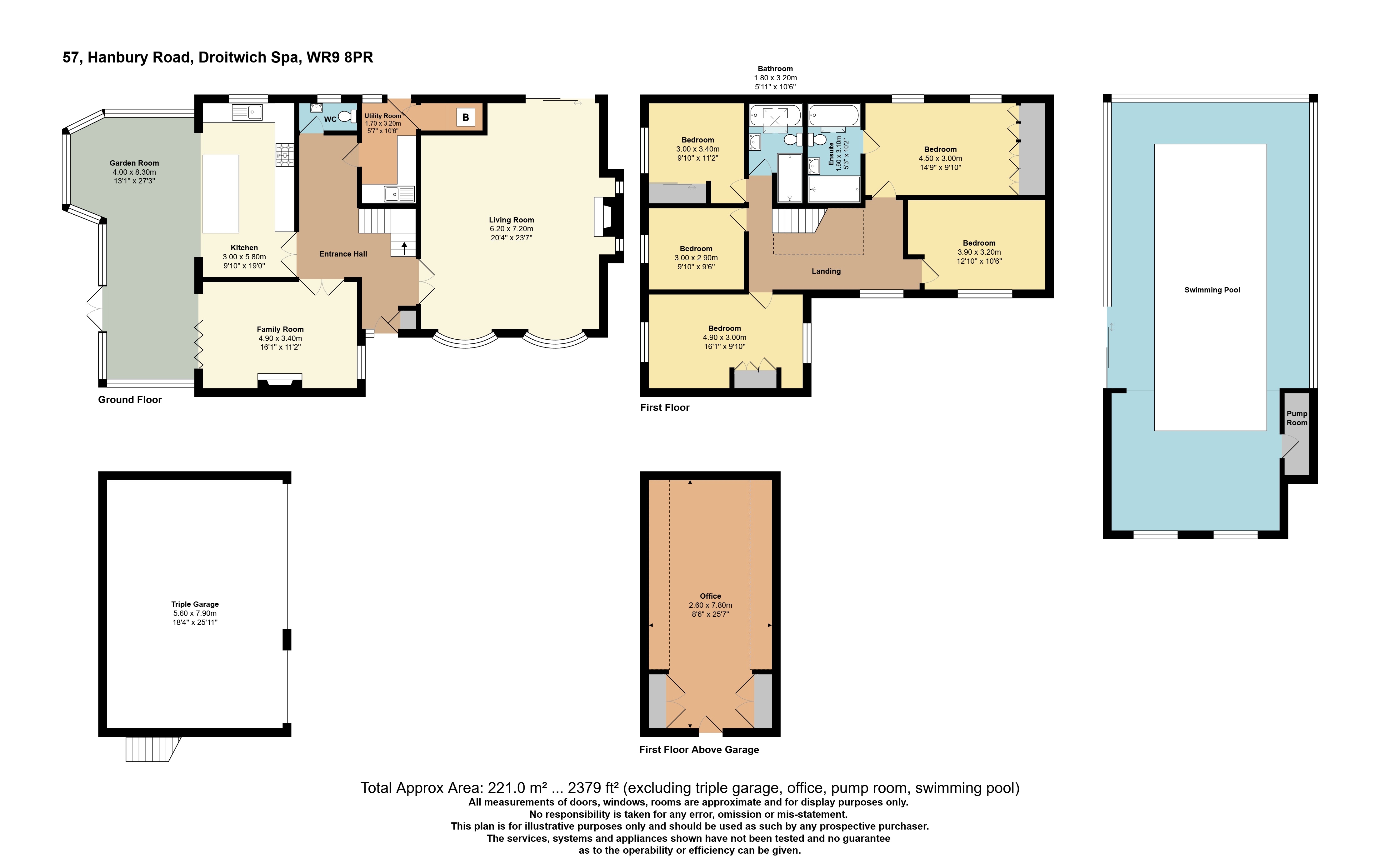 57, Hanbury Road, Worcestershire floorplan