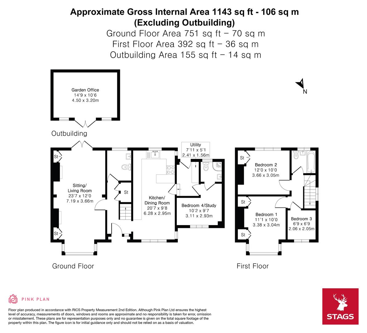 Frog House, 55 Follaton, Totnes floorplan