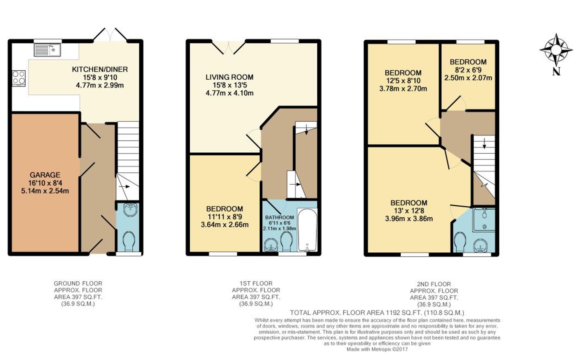 48 Appleton Grove, Wigan floorplan