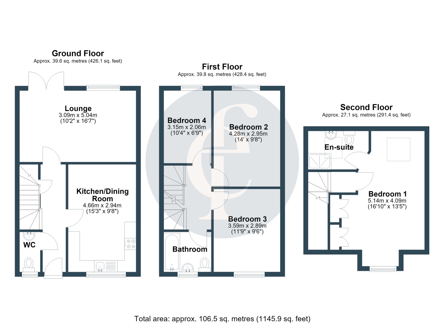 18, Chestnut Avenue Meon Vale, Stratford-upon-Avon floorplan