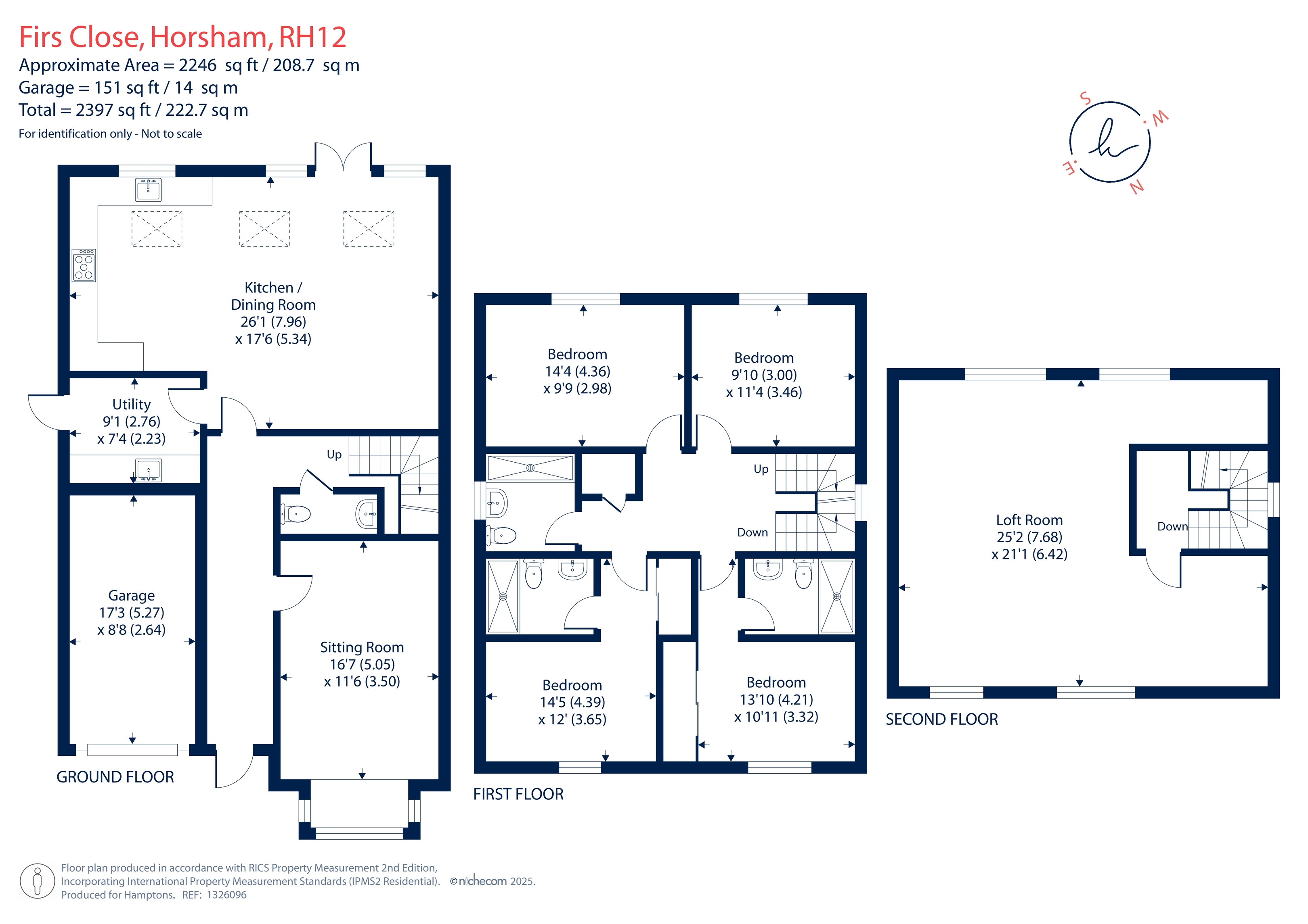 12, Firs Close, Horsham floorplan