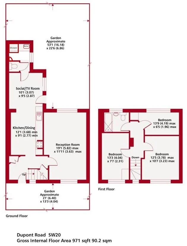 Dupont Road, Raynes Park floorplan