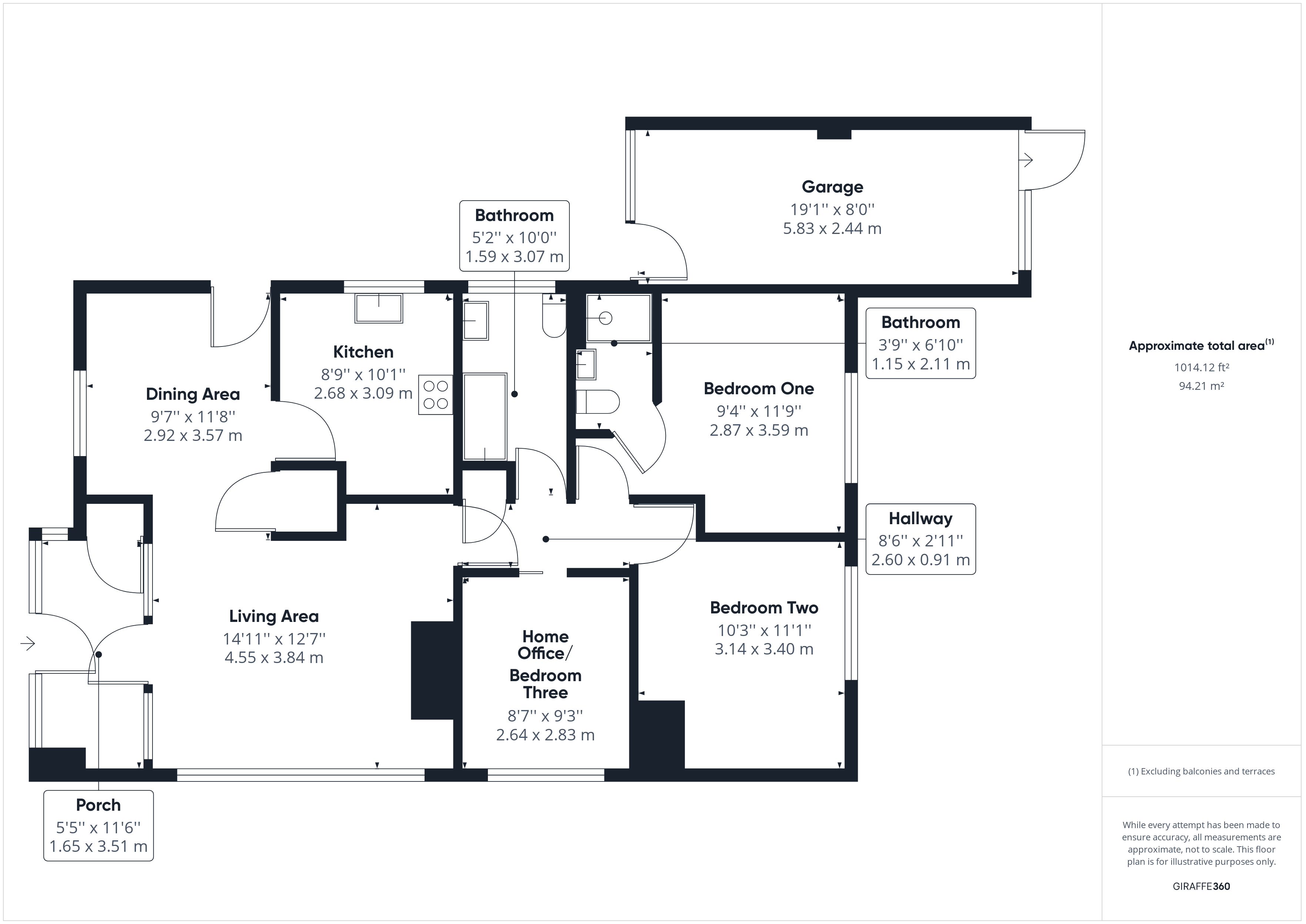 57, Stoneyfields, Bristol floorplan
