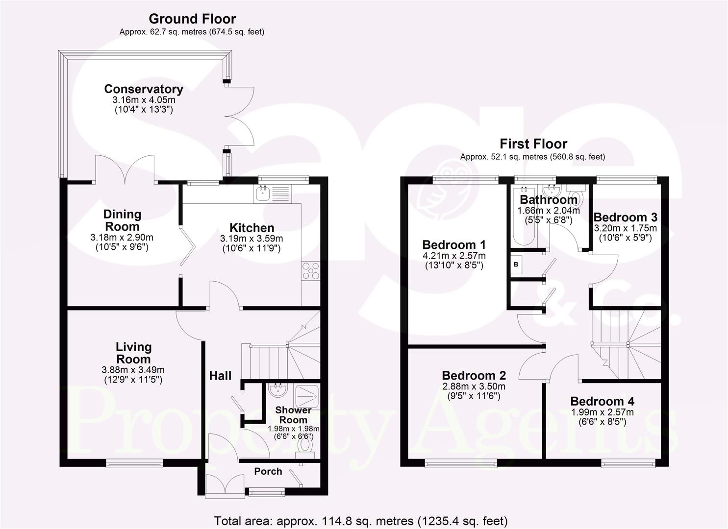 118, Brynglas, Hollybush Cwmbran floorplan