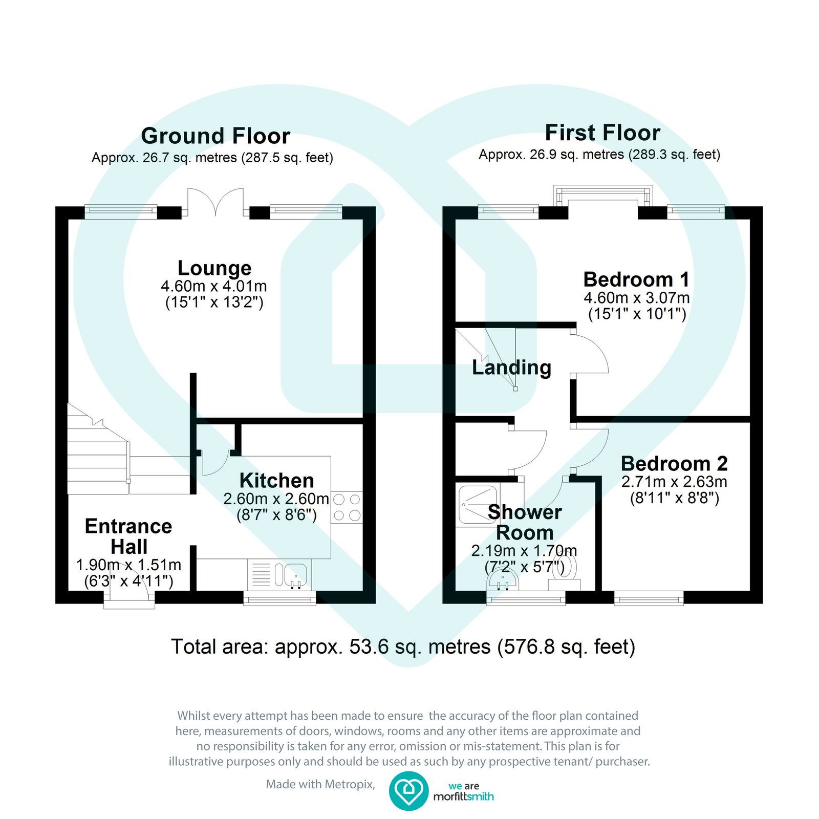 4, Rudyard Mews, Sheffield floorplan