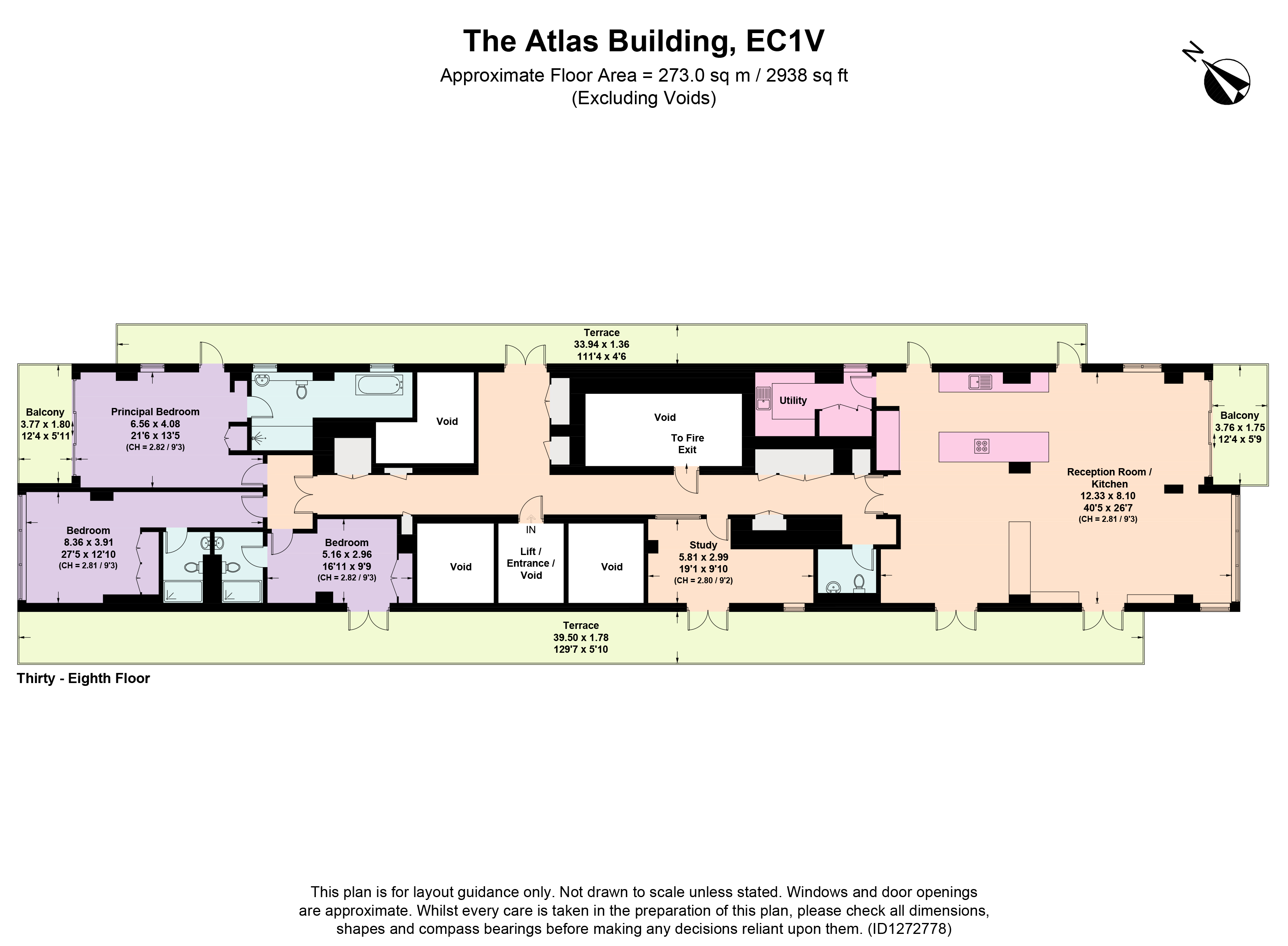 145, City Road, London floorplan