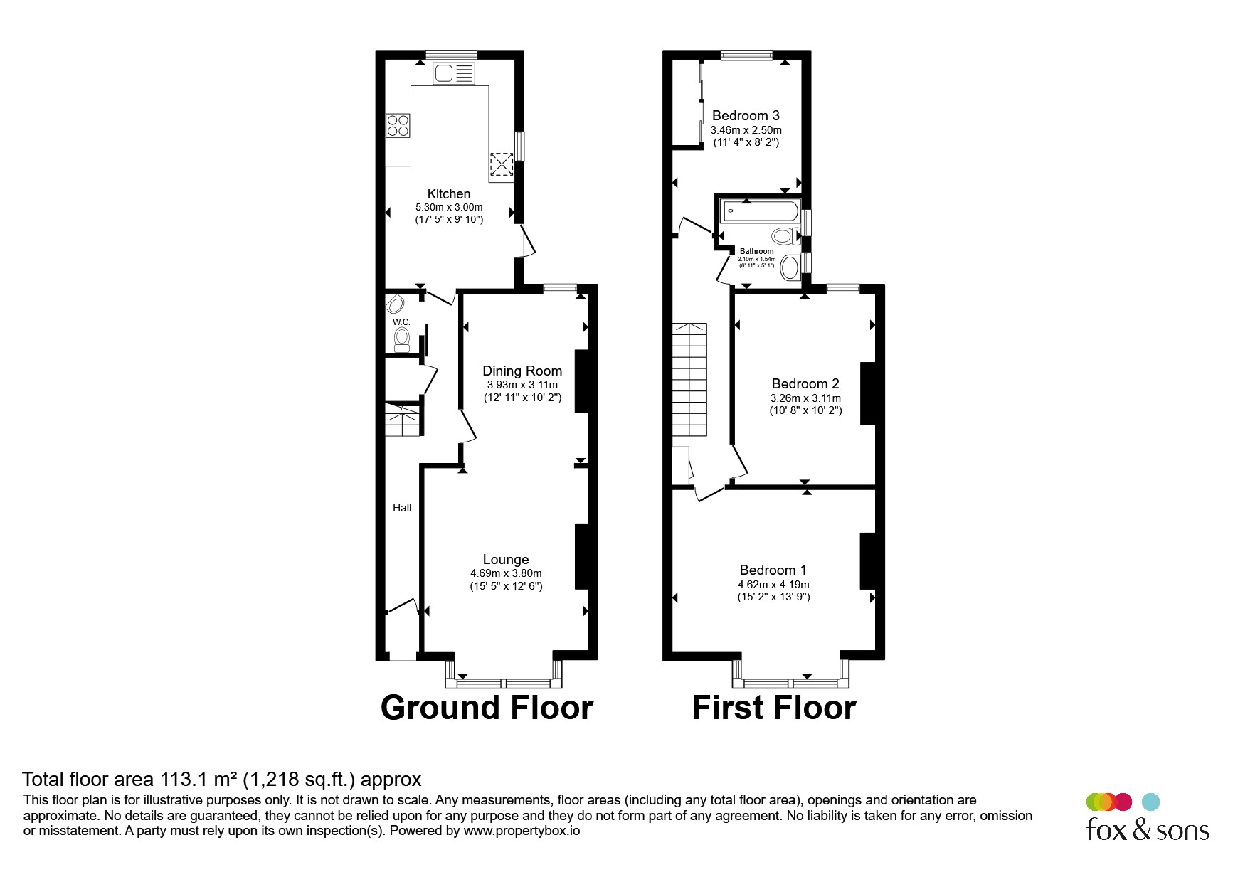 Canterbury Road, Worthing floorplan