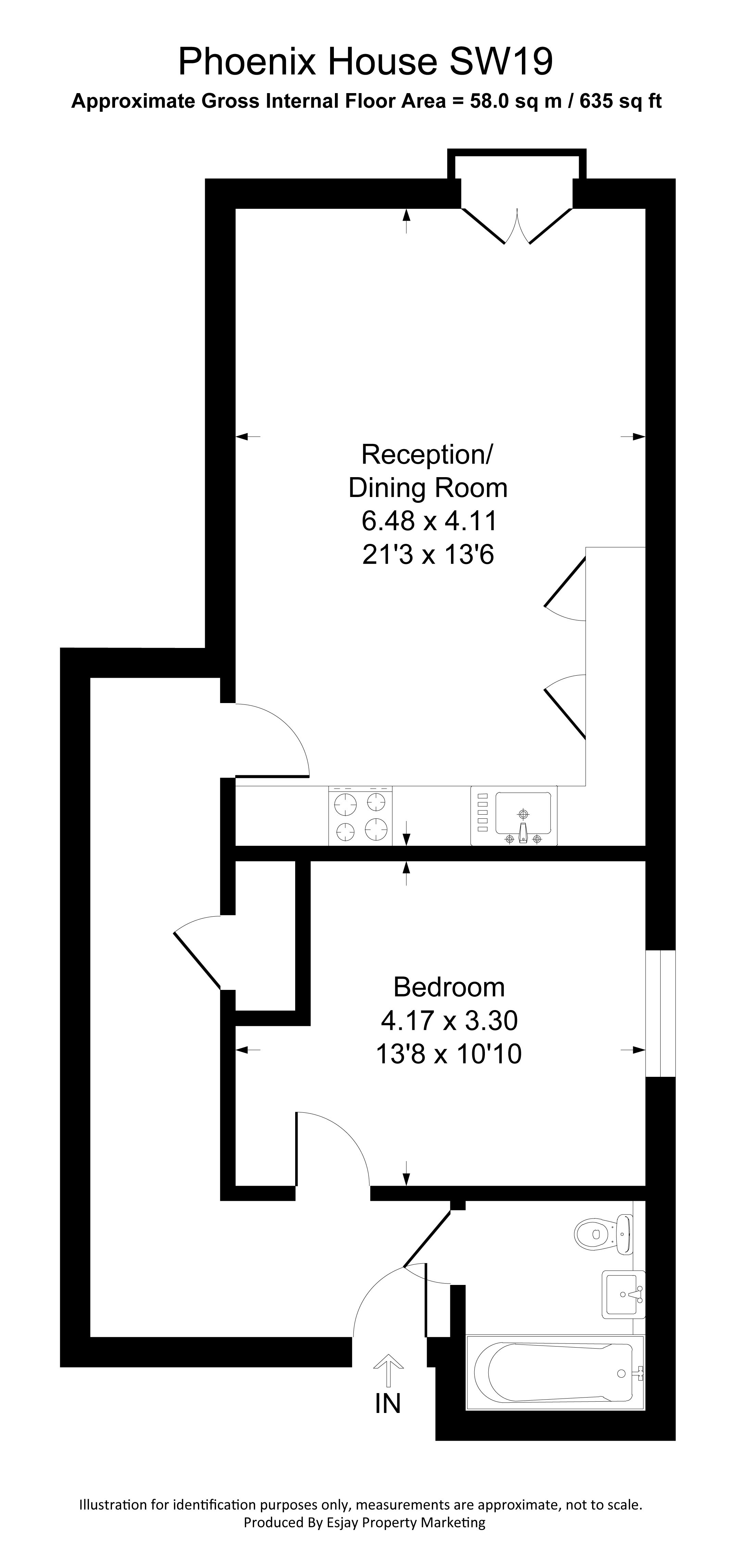 Flat 10,, Phoenix House, London floorplan