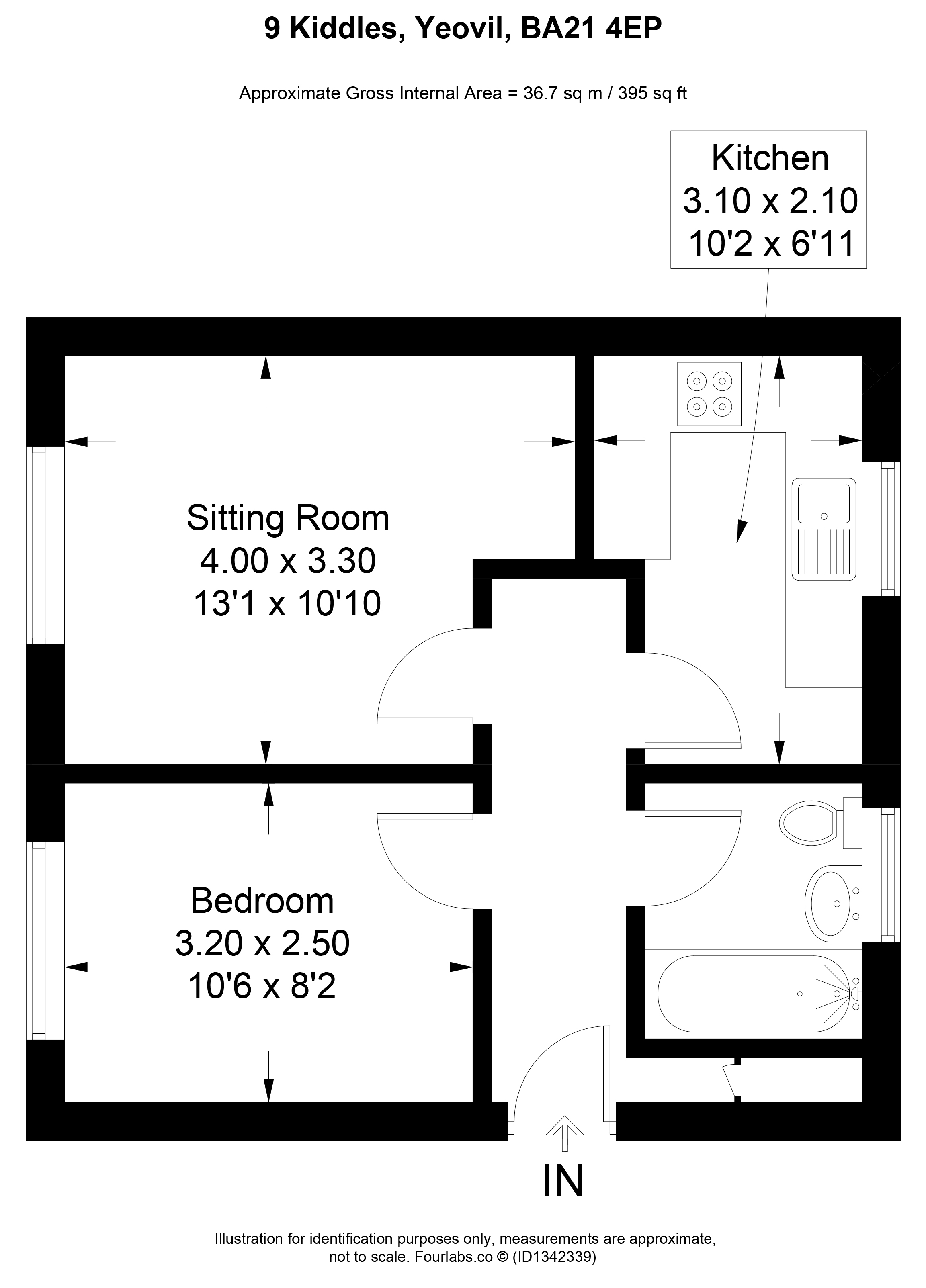Kiddles, Somerset floorplan