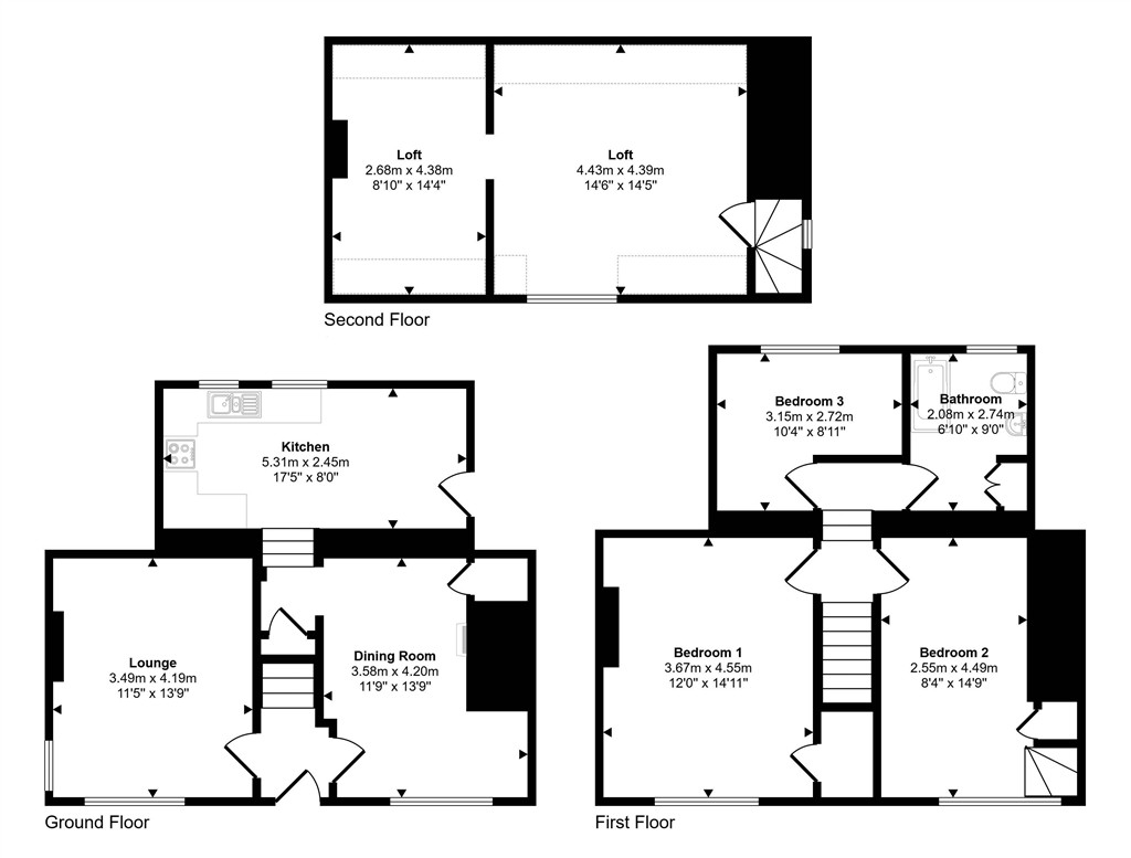 23, Corby Road, CORBY floorplan