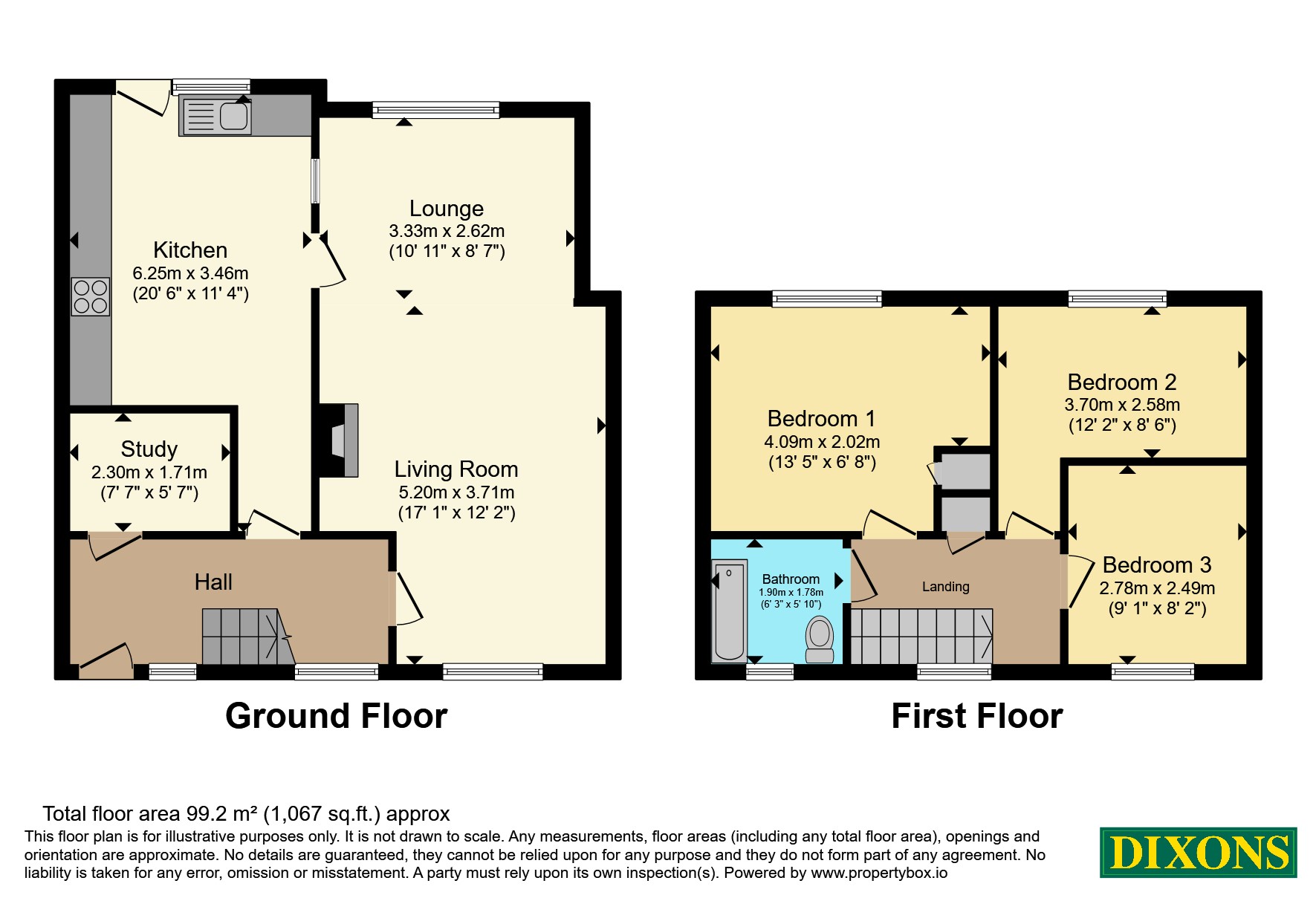 52, St. Michaels Road, Rugeley floorplan