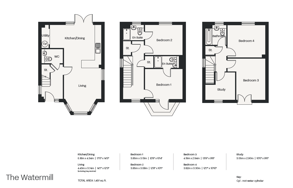 8, Gault Crescent, Cambridgeshire floorplan